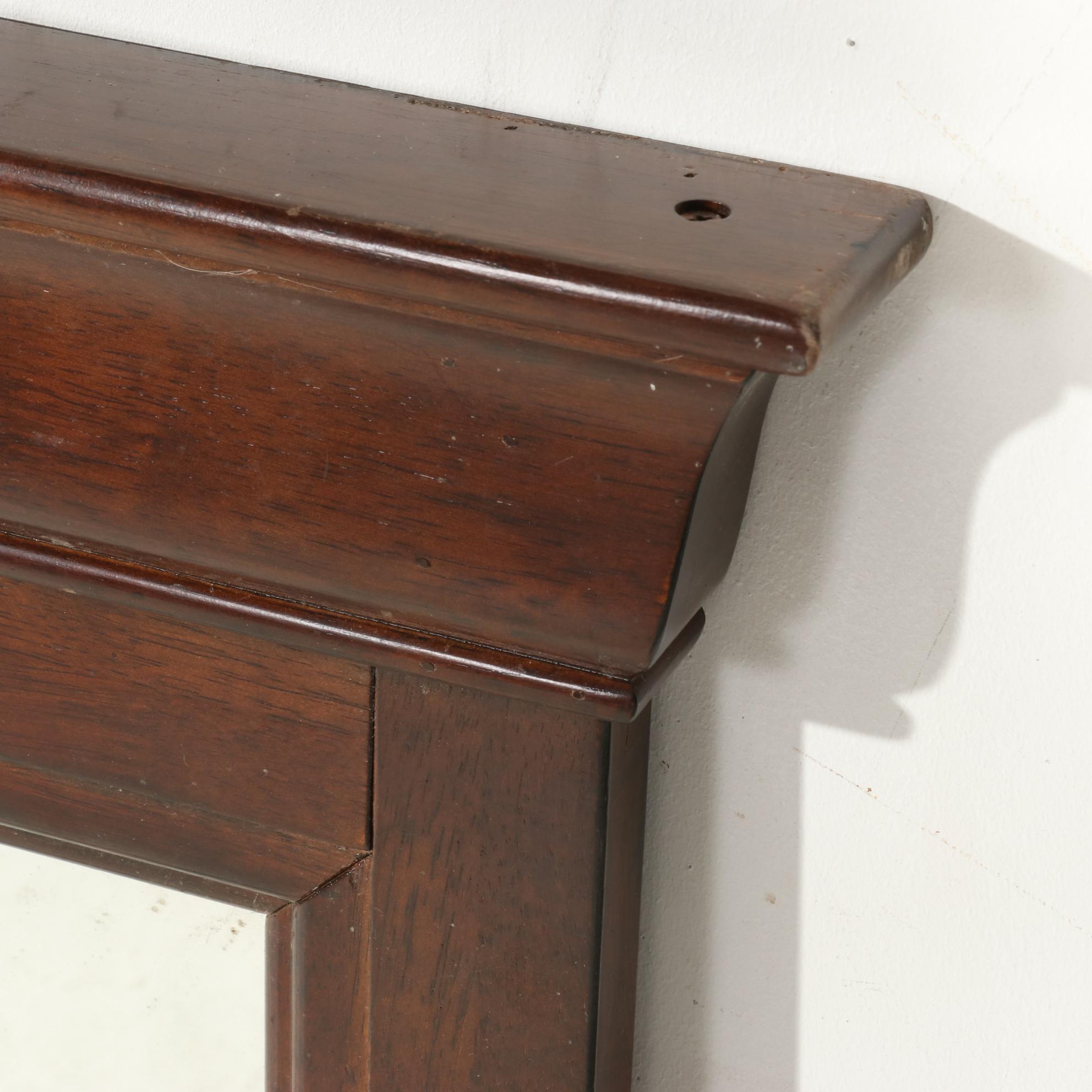 Mahogany Framed Wall Mirror