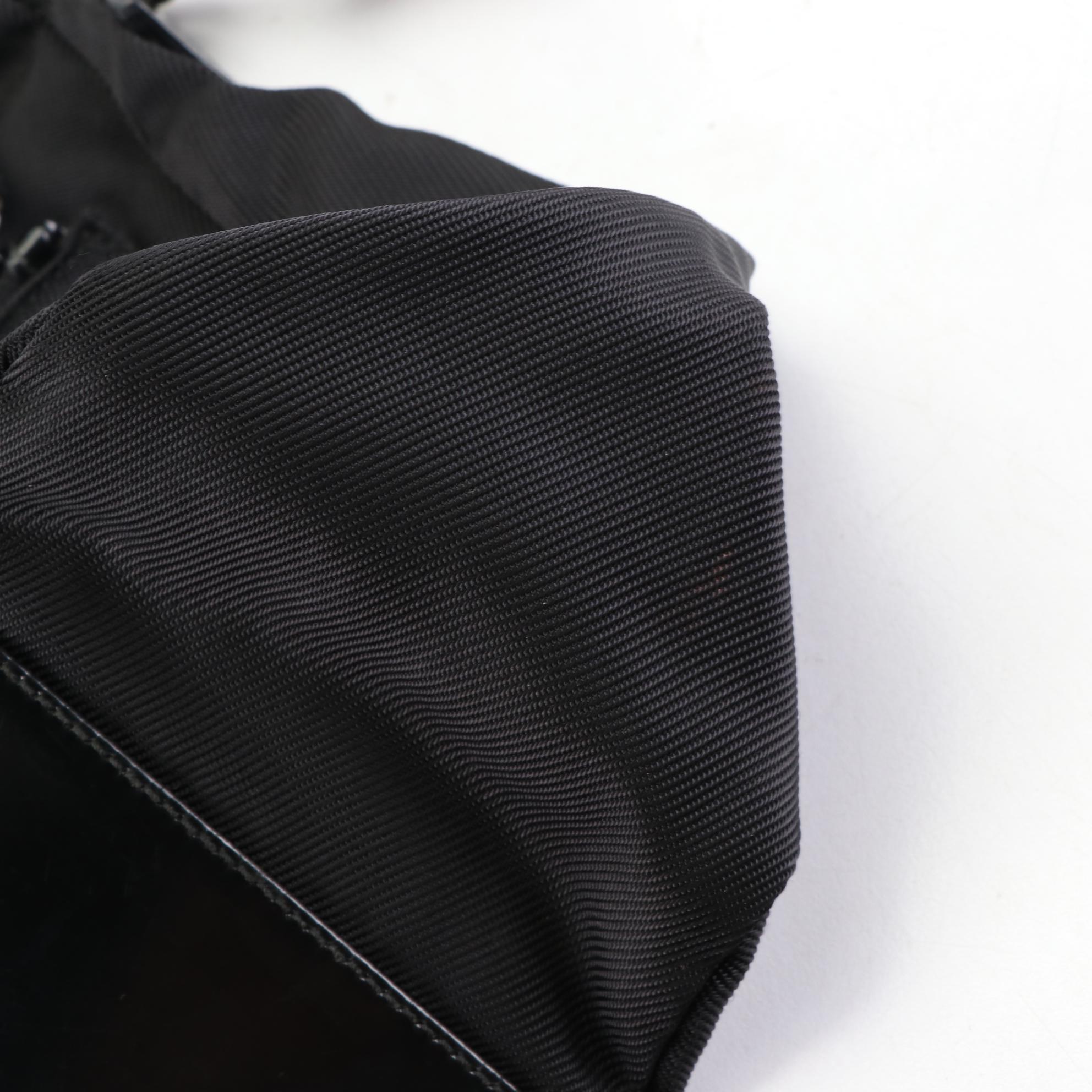 Gucci Bamboo Nylon Shoulder Bag