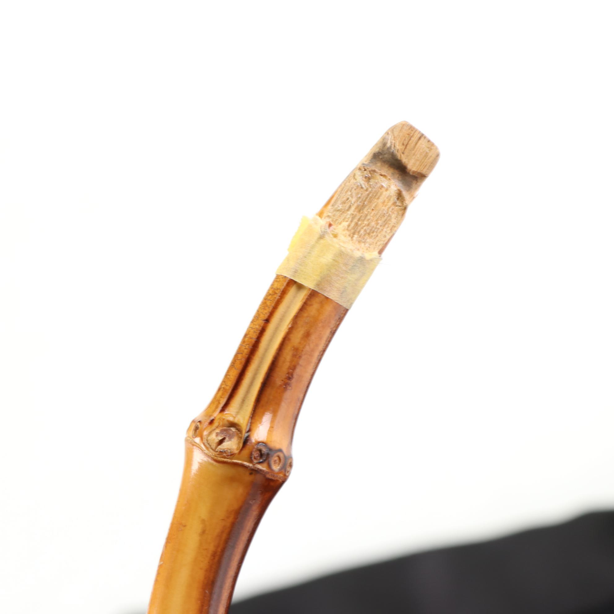 Gucci Bamboo Nylon Shoulder Bag