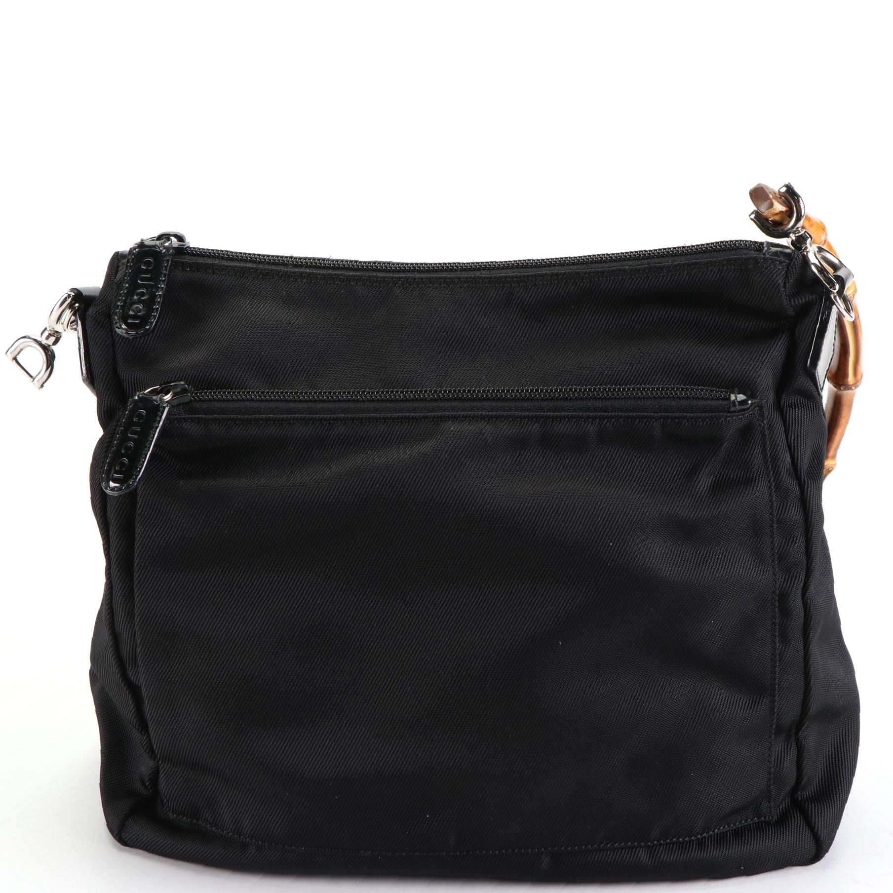 Gucci Bamboo Nylon Shoulder Bag