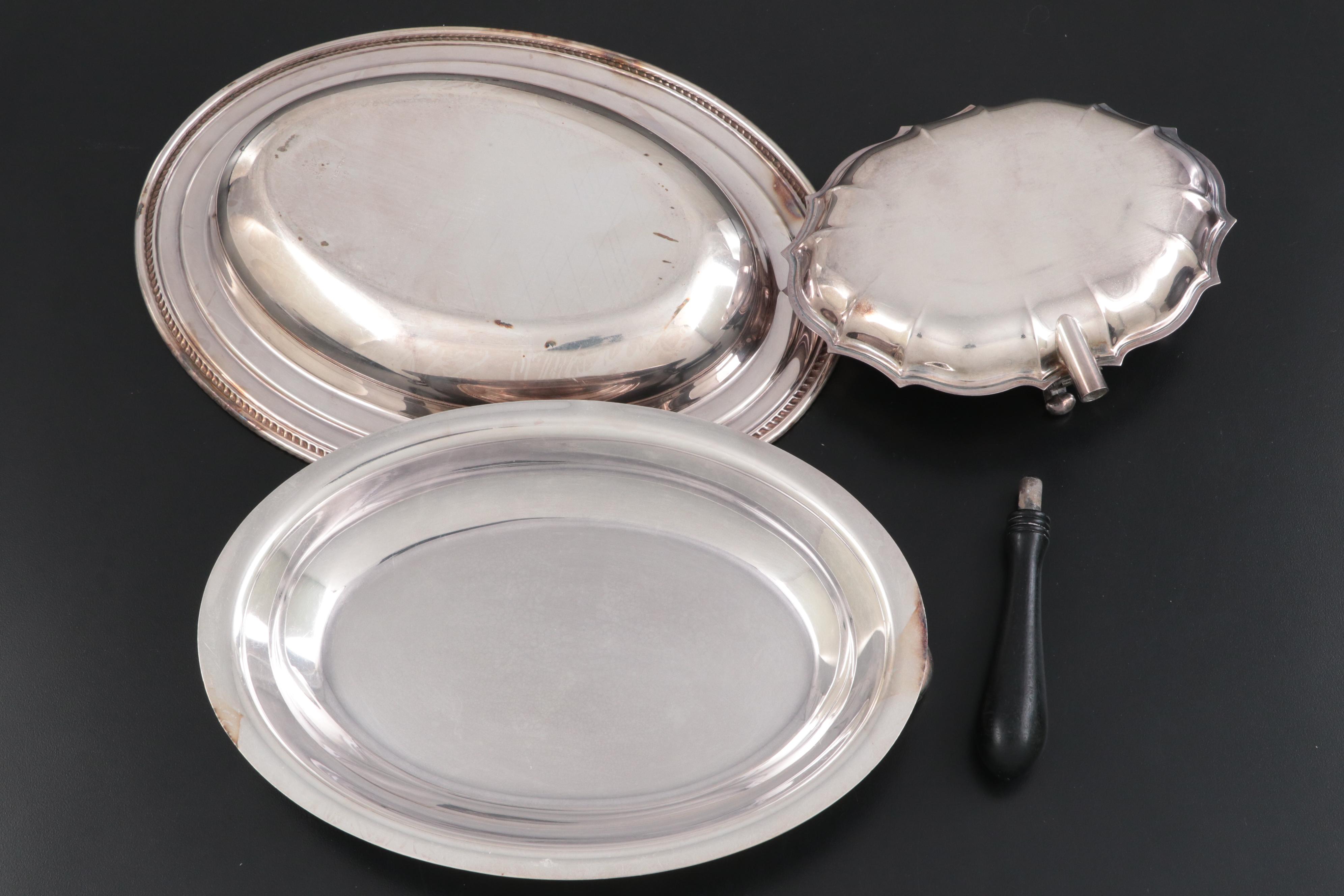 International Silver with Reed & Barton Silver Plate Serveware