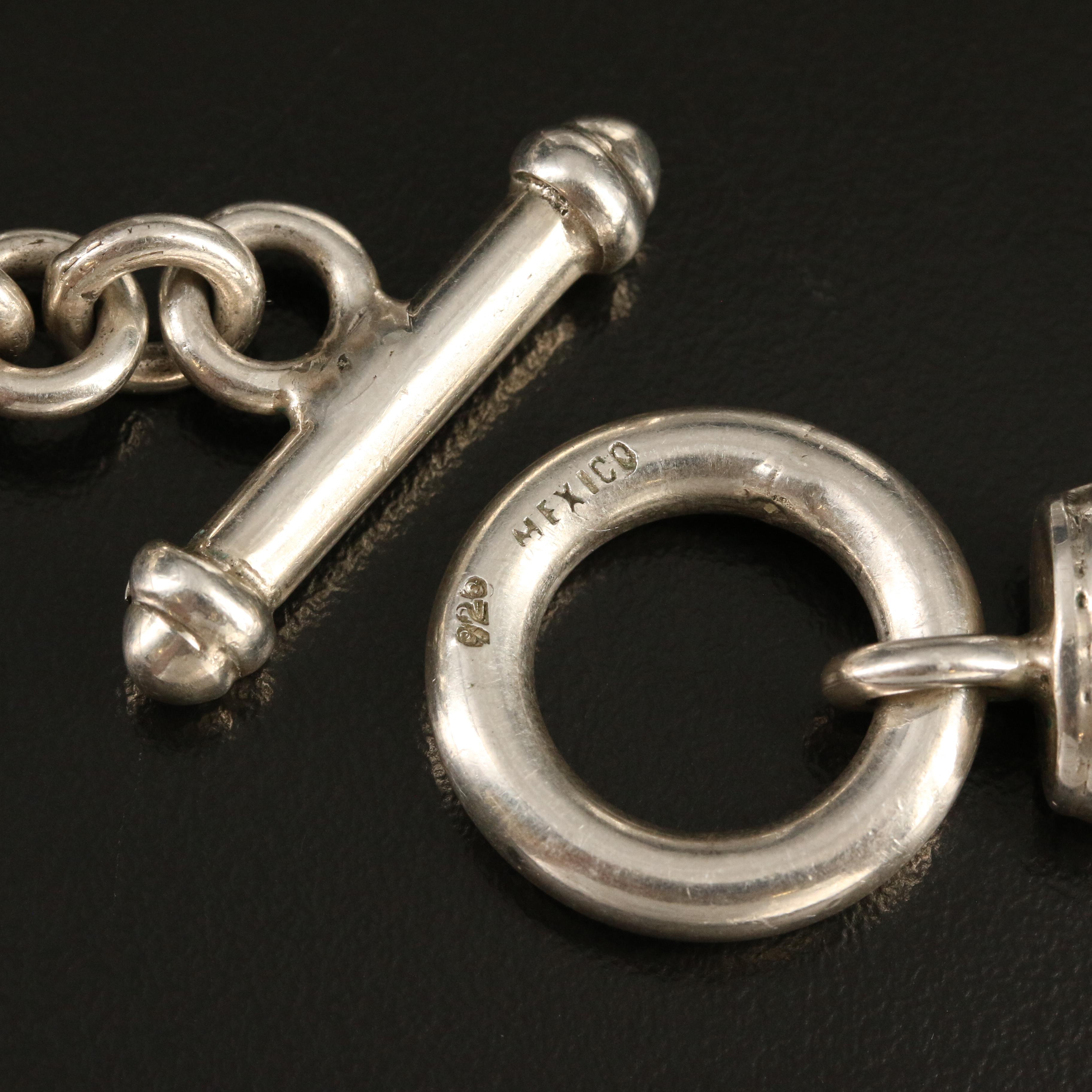 Mexican Sterling Rope Chain Necklace