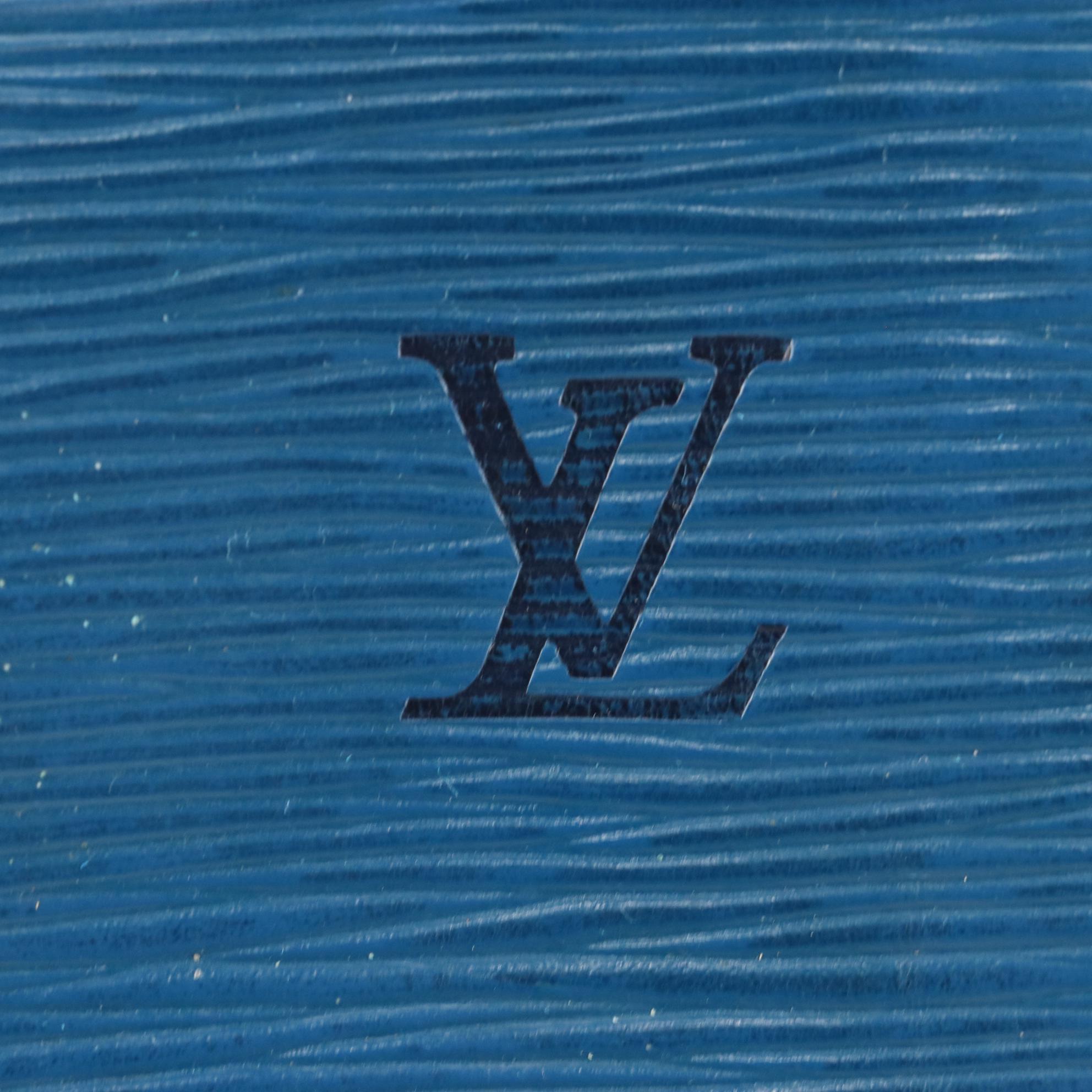 Louis Vuitton Speedy 25 in Toledo Blue Epi and Smooth Leather