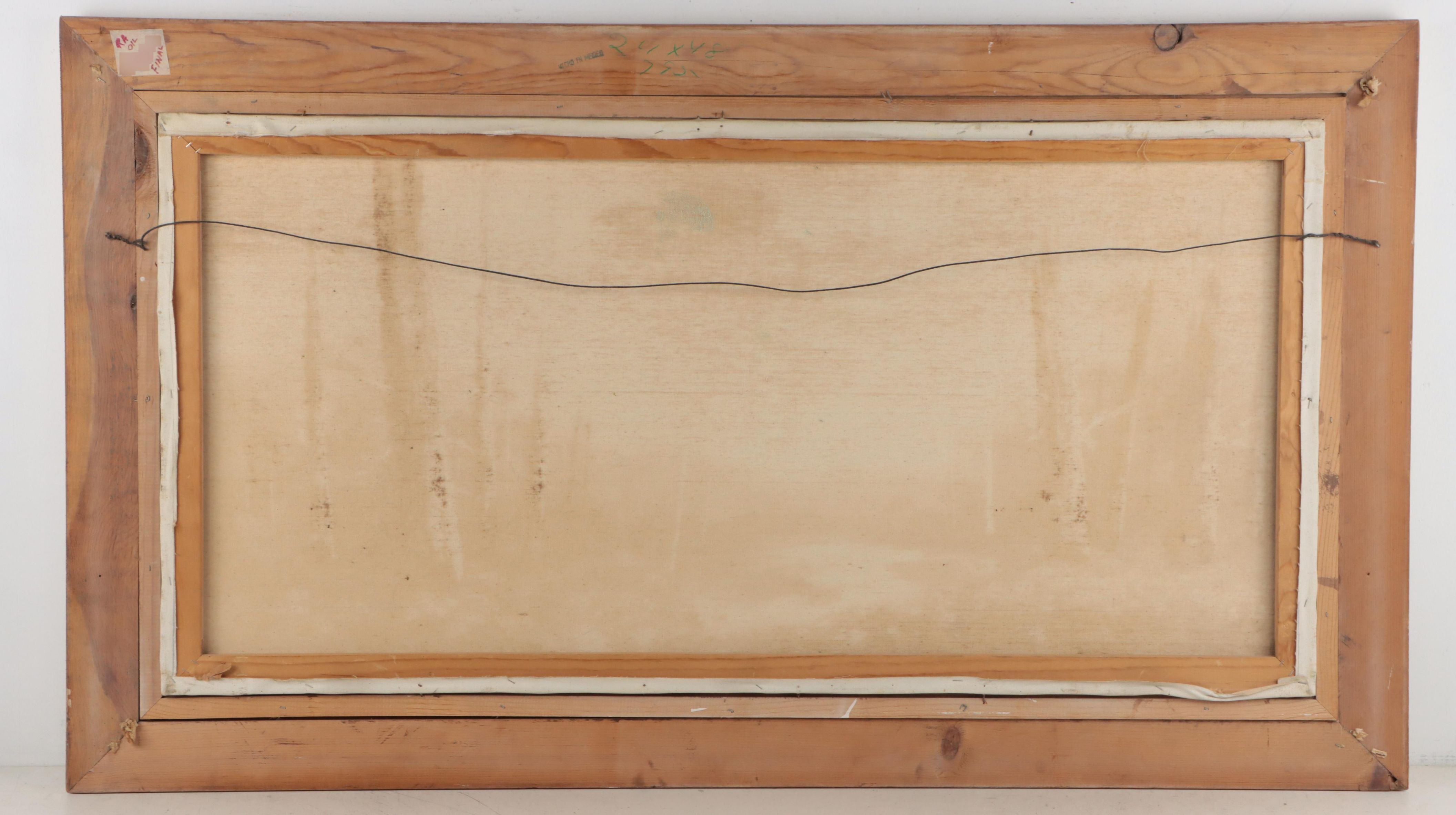 Carl Madden Idyllic Woodland Landscape Oil Painting, Circa 1960