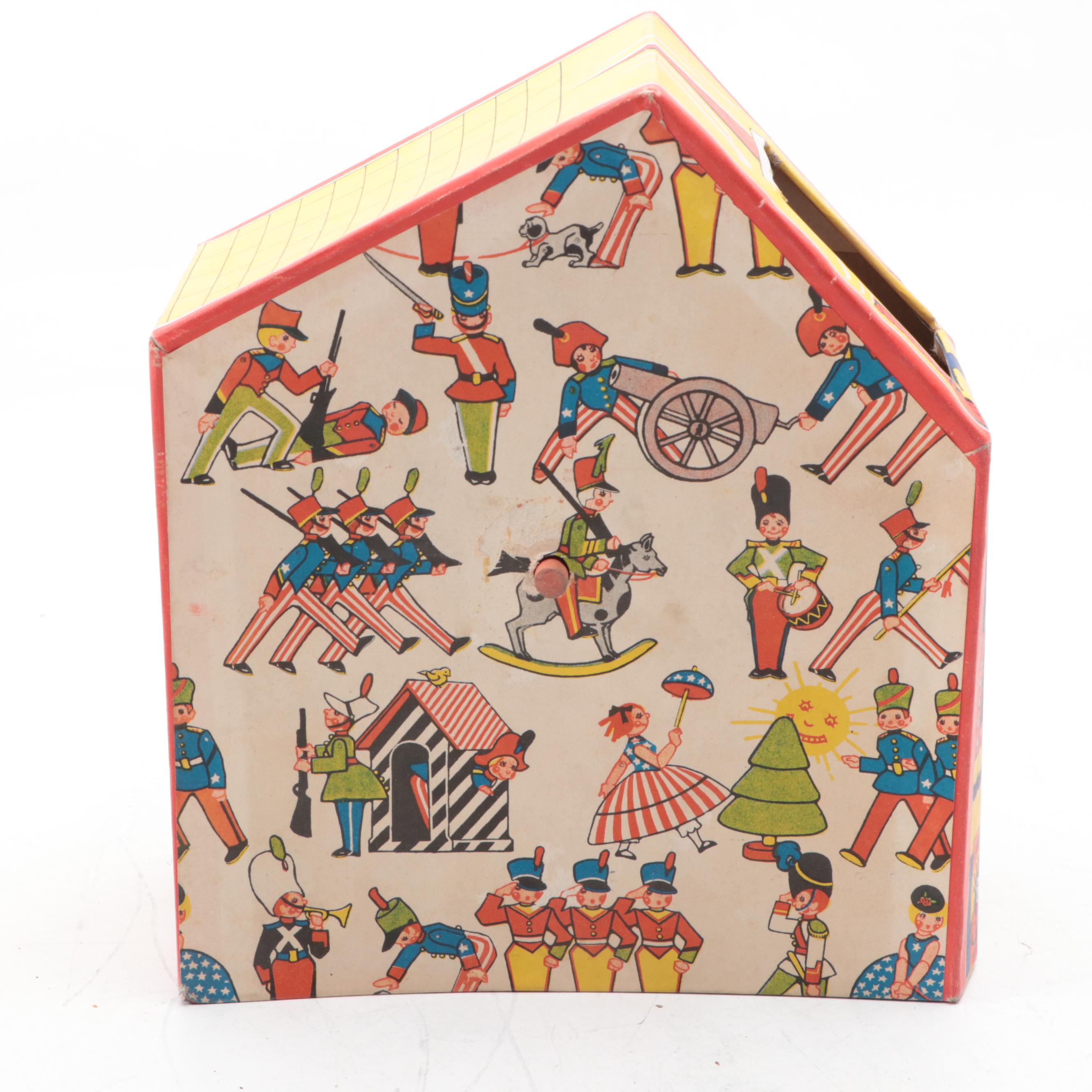 Midgette Toys Movie Theatre Ticket Dispenser and Refills, Mid-20th Century