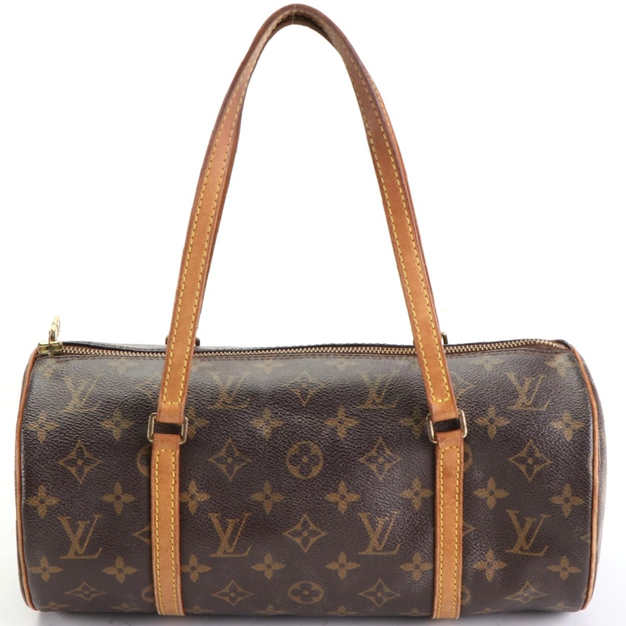 Louis Vuitton Papillon 30 in Monogram Canvas and Vachetta Leather