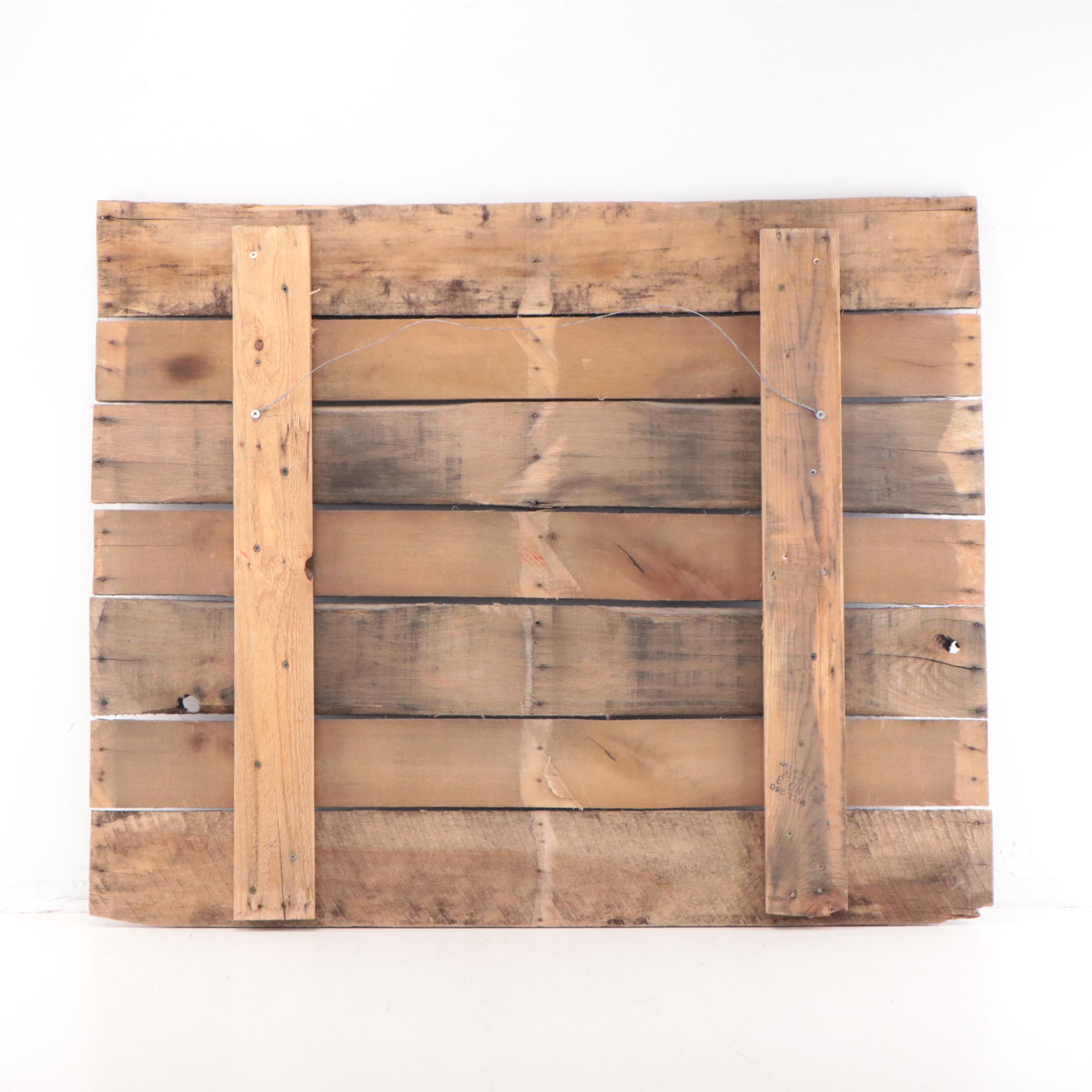 Wood Wall Hanging Sign "Love You 'Til The Moon and Back"