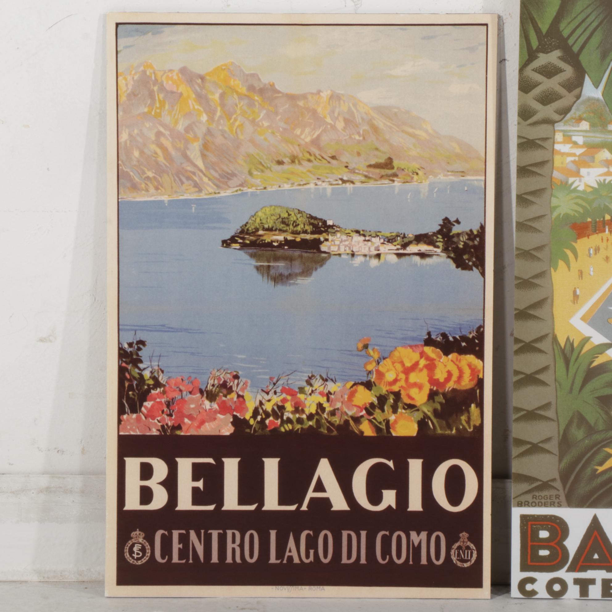 European Travel Poster Giclées and Offset Lithographs