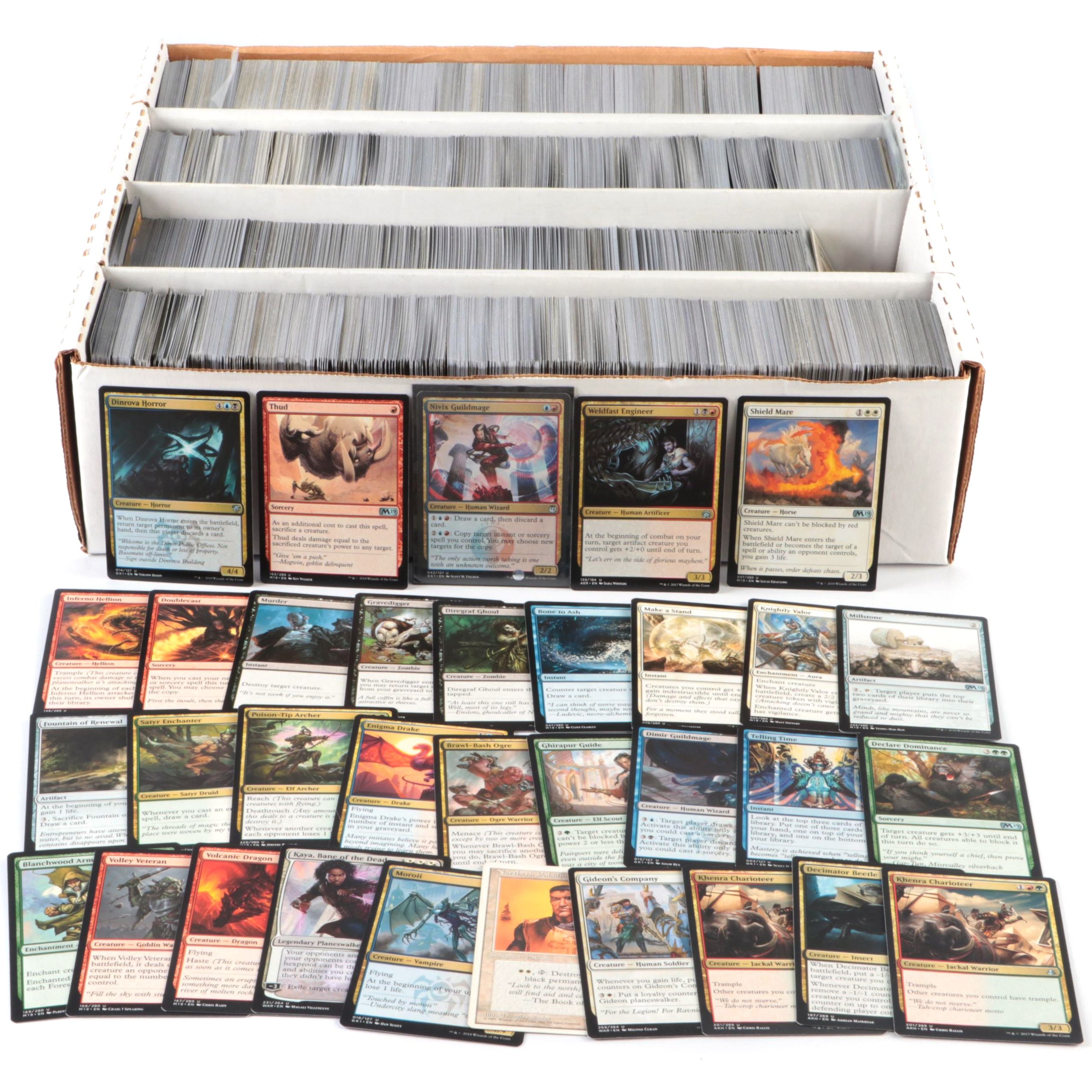 Magic: The Gathering Trading Cards with Thud, Northern Paladin and More