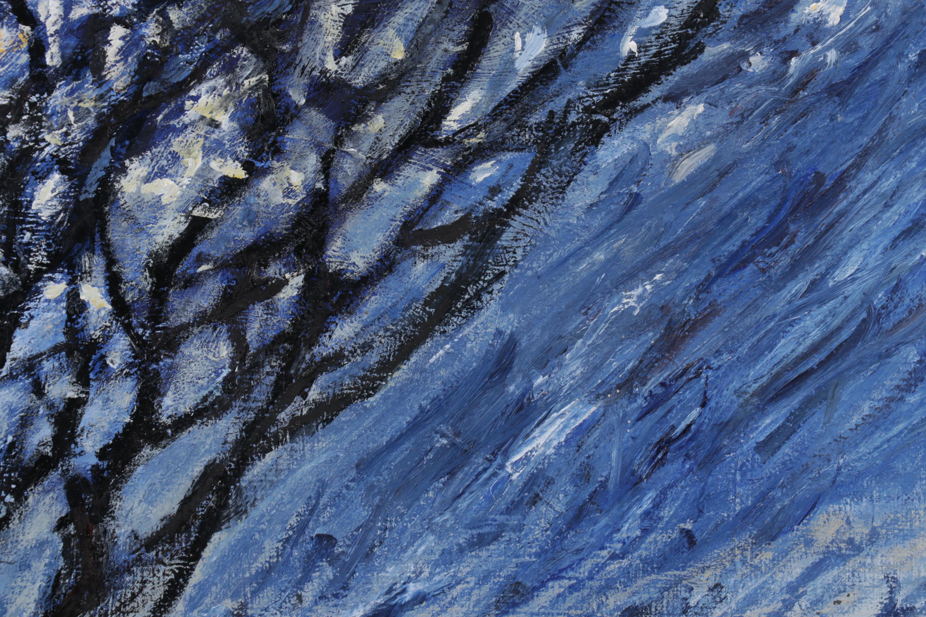 Julian Cennamo Oil Painting "April Moon," 2016