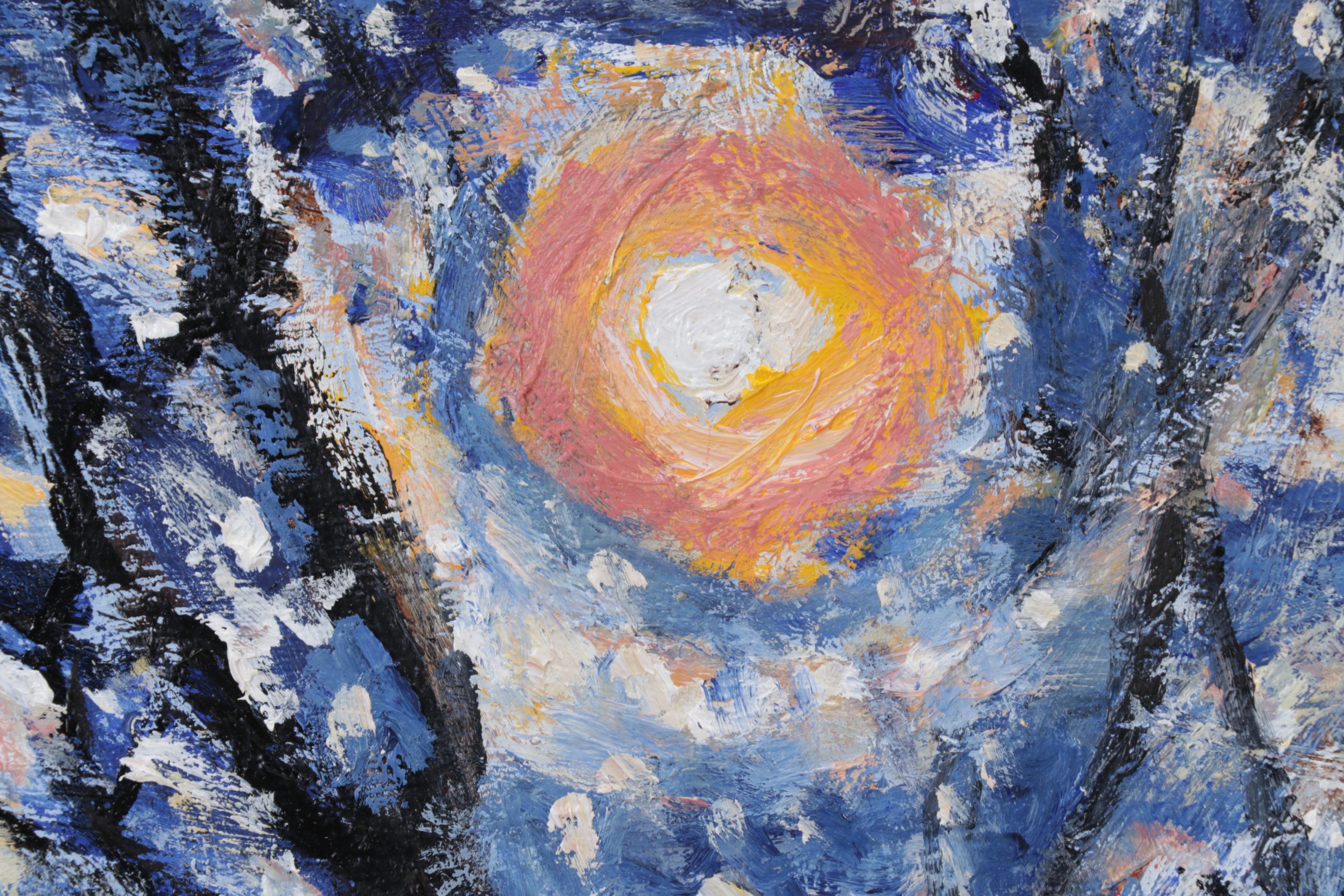 Julian Cennamo Oil Painting "April Moon," 2016