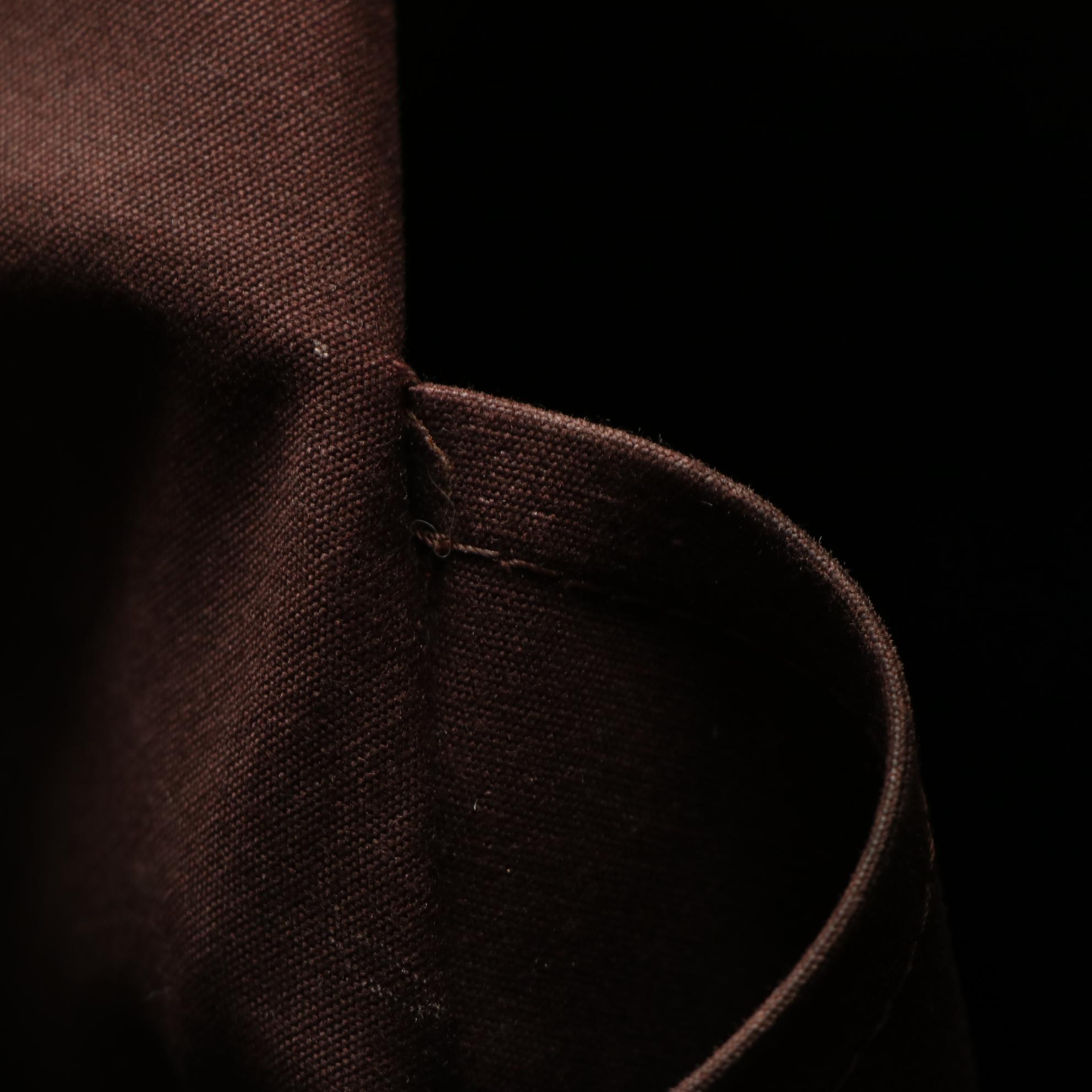 Louis Vuitton Brentwood Tote Bag in Monogram Vernis and Vachetta Leather