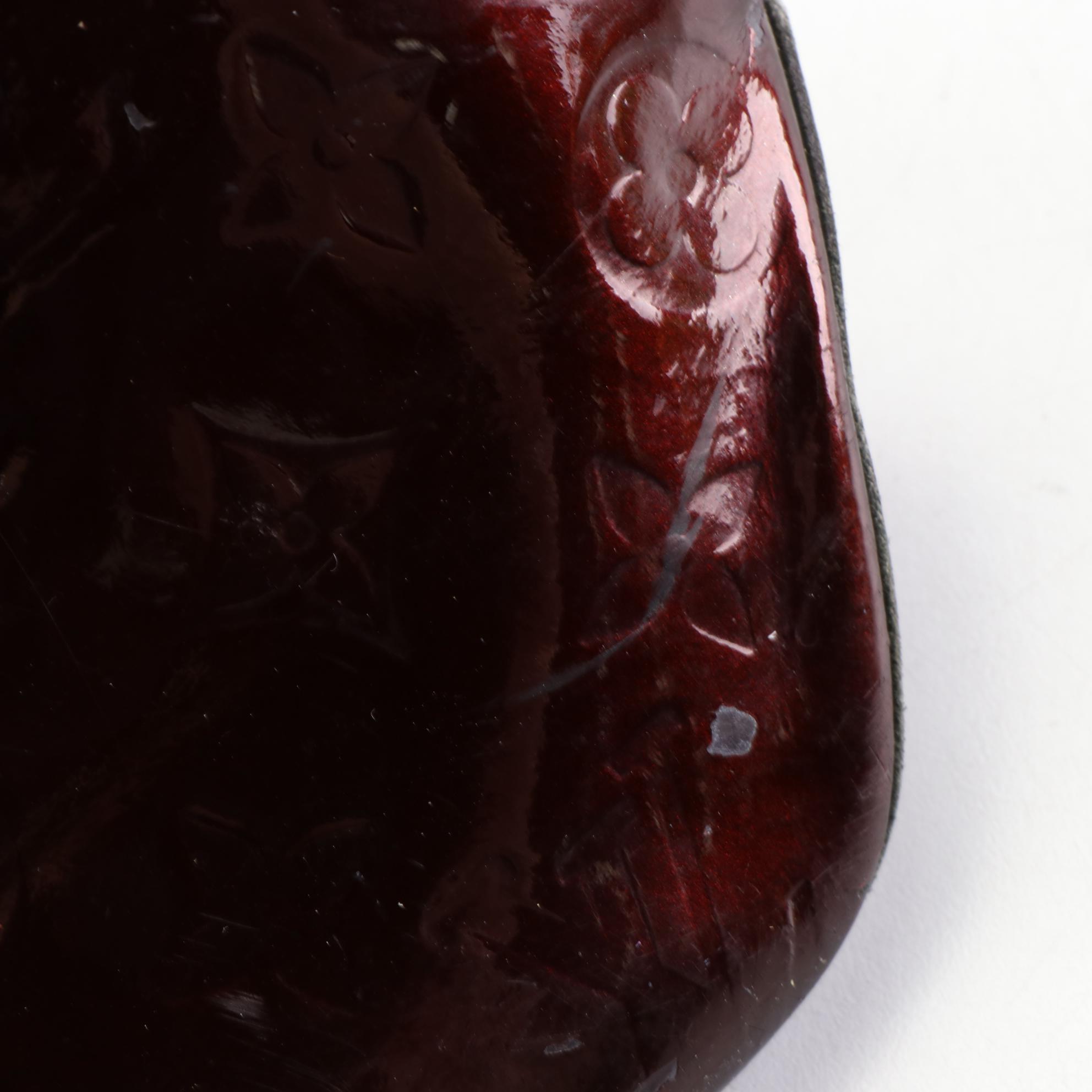 Louis Vuitton Brentwood Tote Bag in Monogram Vernis and Vachetta Leather