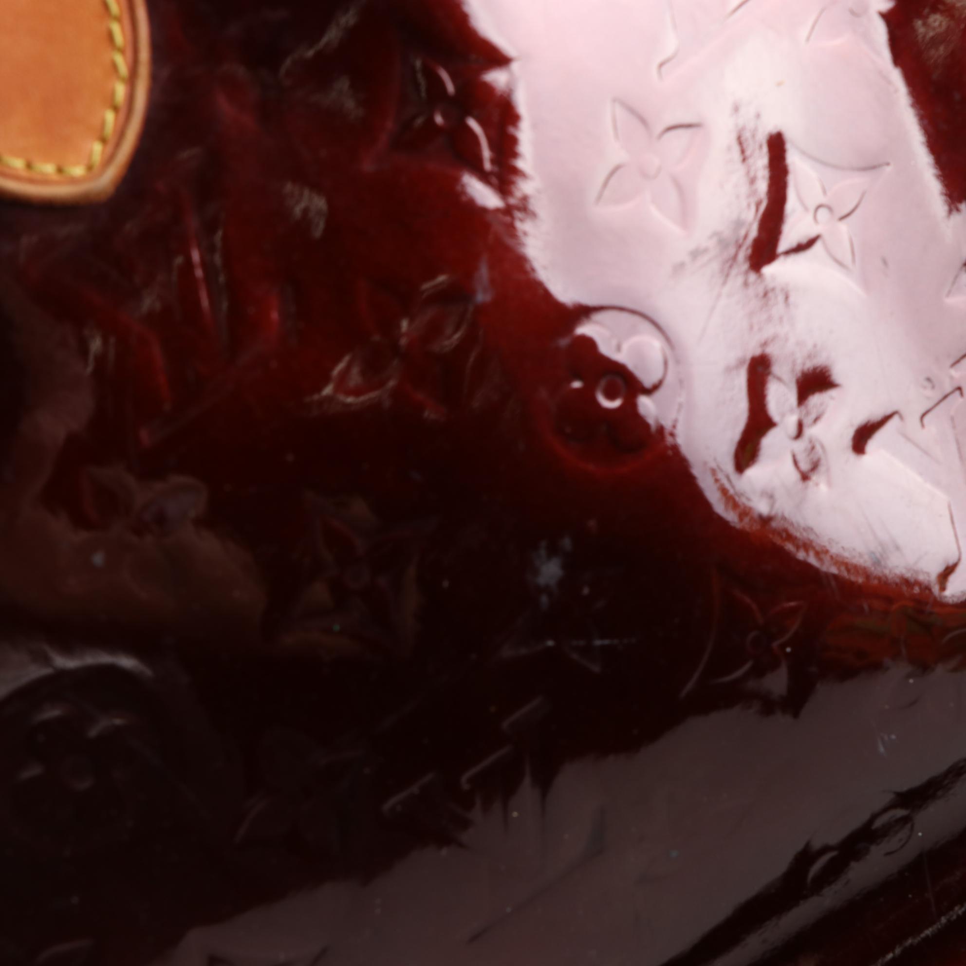 Louis Vuitton Brentwood Tote Bag in Monogram Vernis and Vachetta Leather