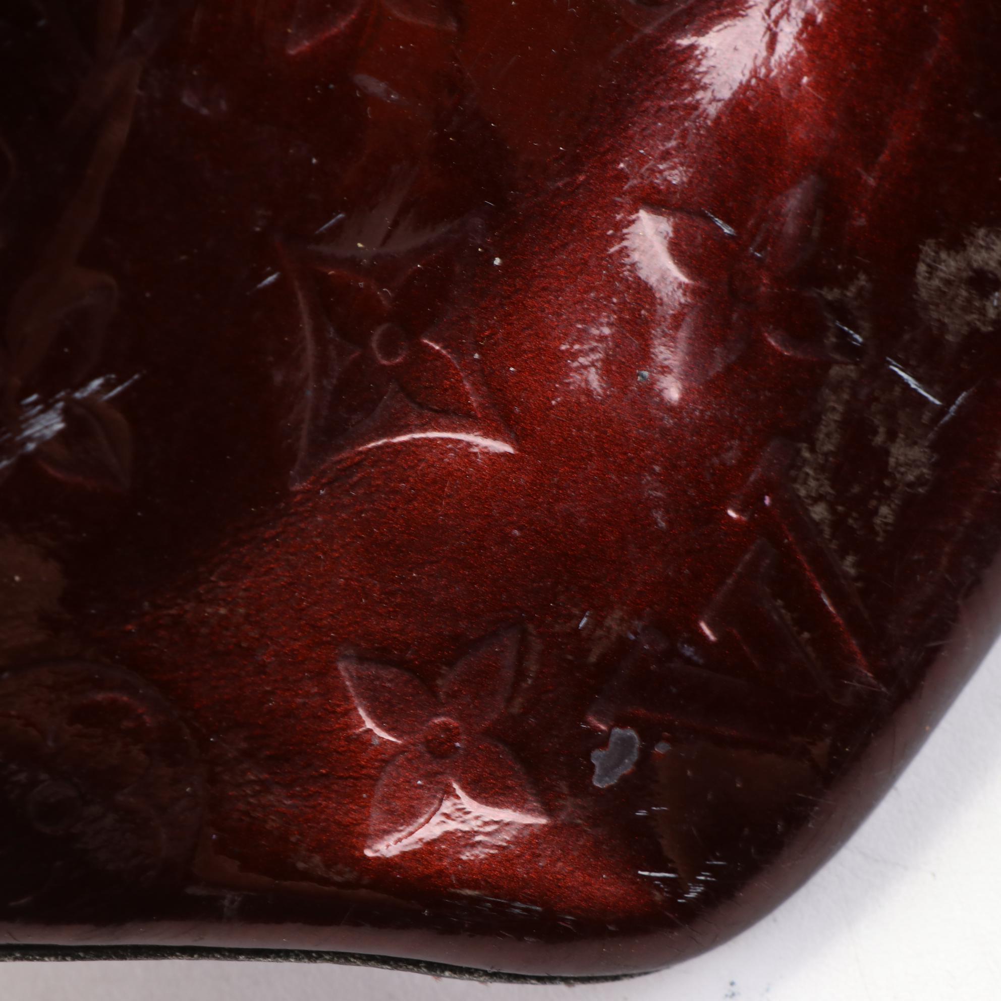 Louis Vuitton Brentwood Tote Bag in Monogram Vernis and Vachetta Leather