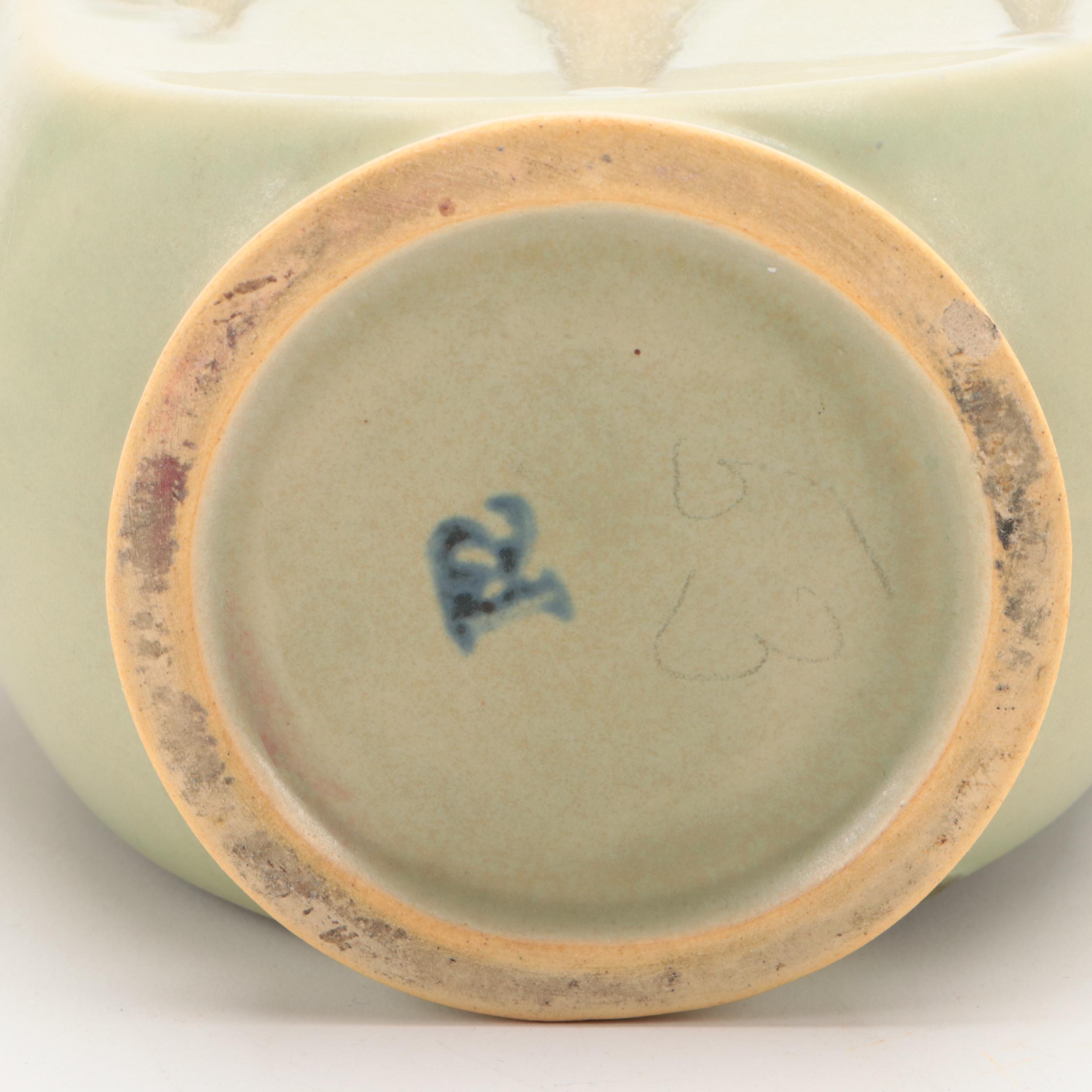 Roseville "Russco" Art Deco Vases with Roseville "Cosmos" Vases