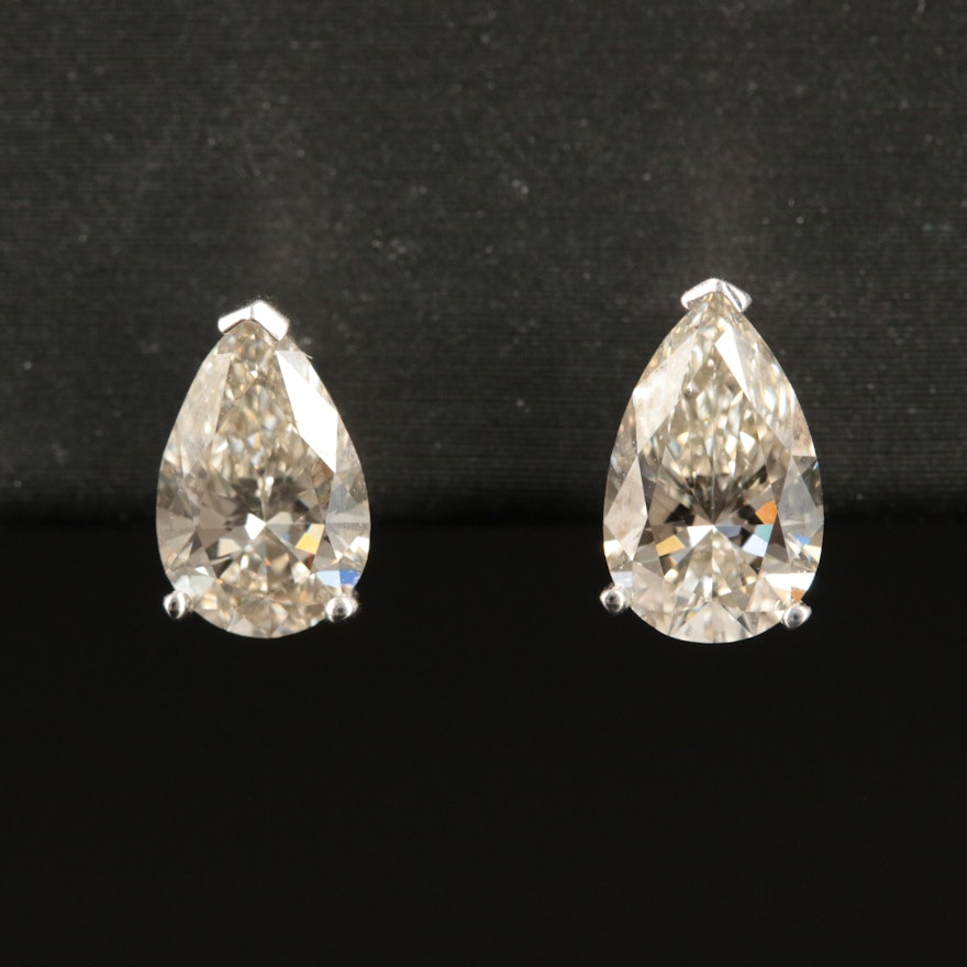 14K 2.14 CTW Lab Grown Diamond Stud Earrings