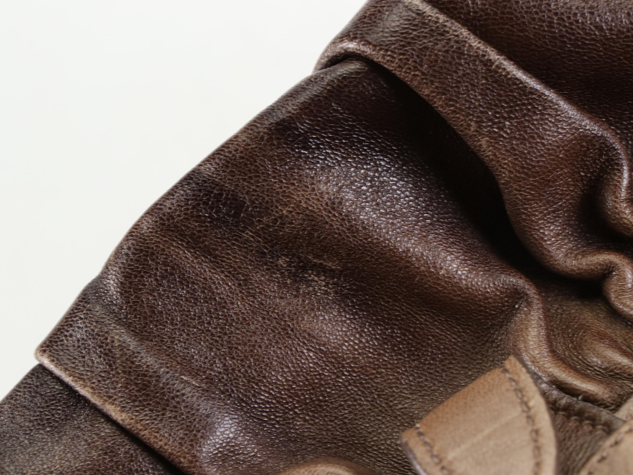 Prada Two-Way Tote in Ombré Nappa Gaufre Leather