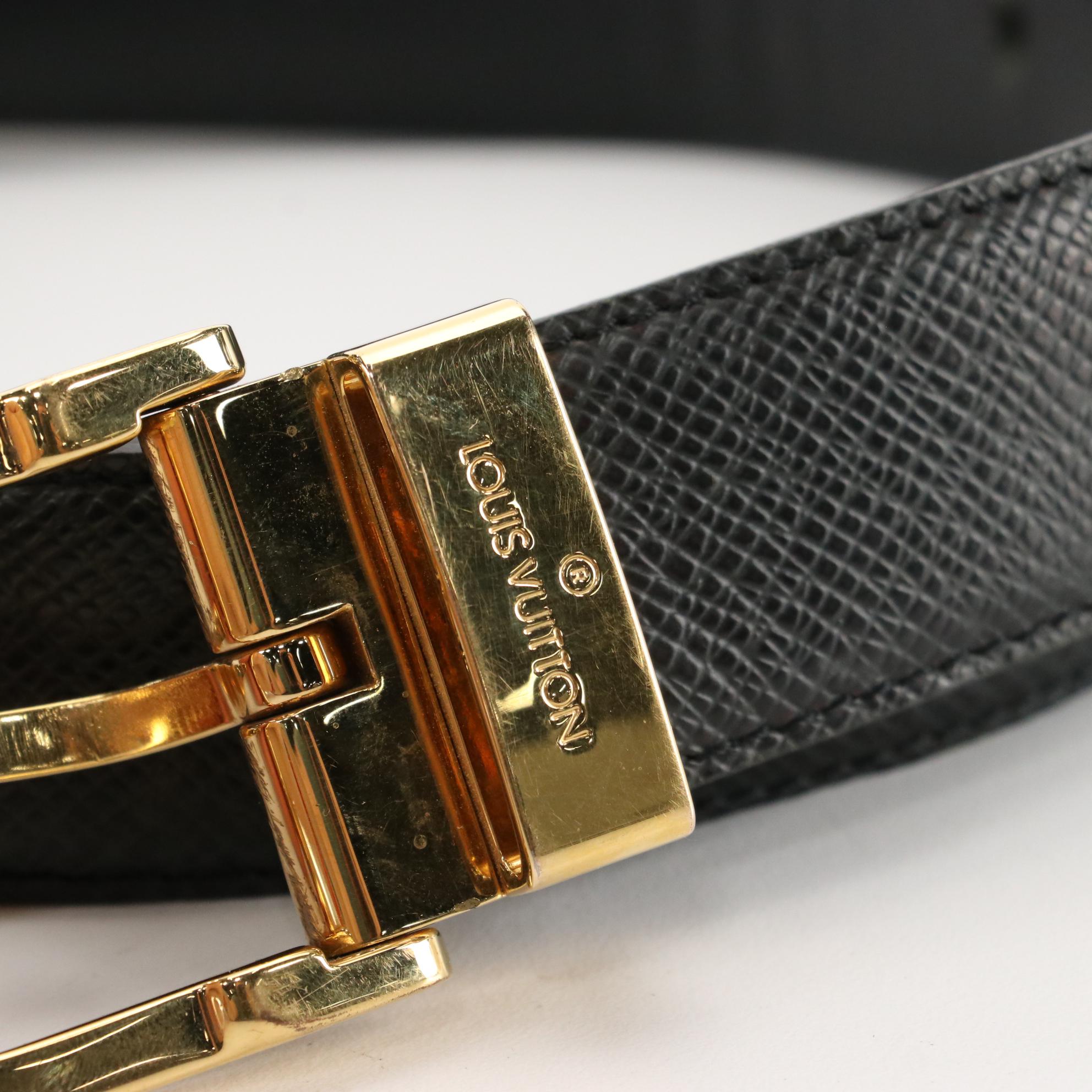 Louis Vuitton Taïga Leather Belt