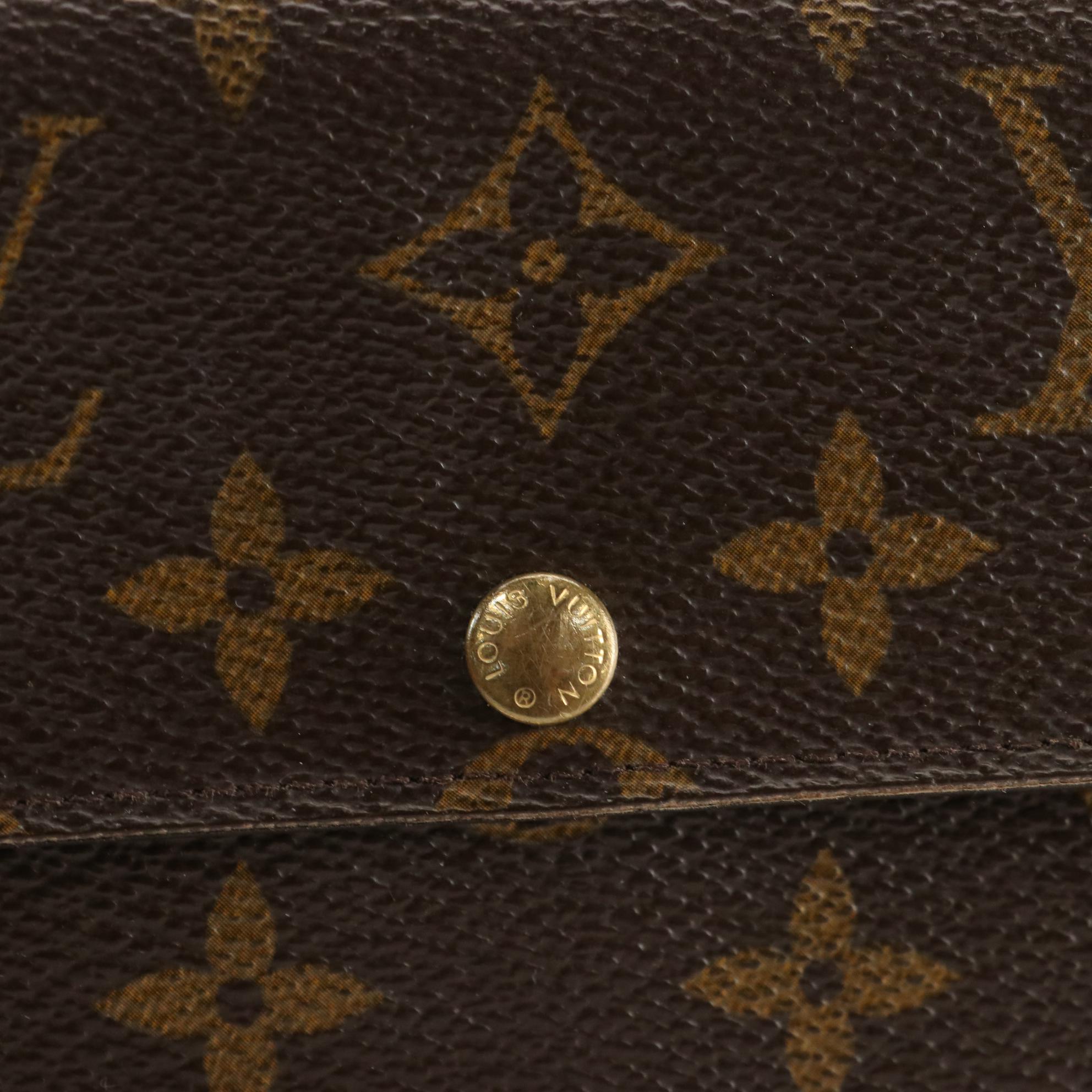 Louis Vuitton Sarah Wallet in Monogram Canvas
