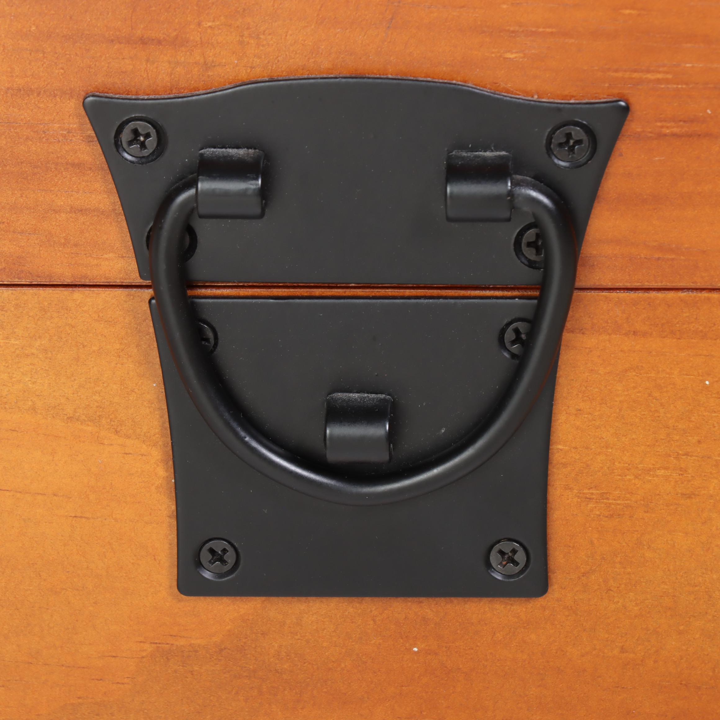 Chinese Contemporary Wooden Hinged Trunk