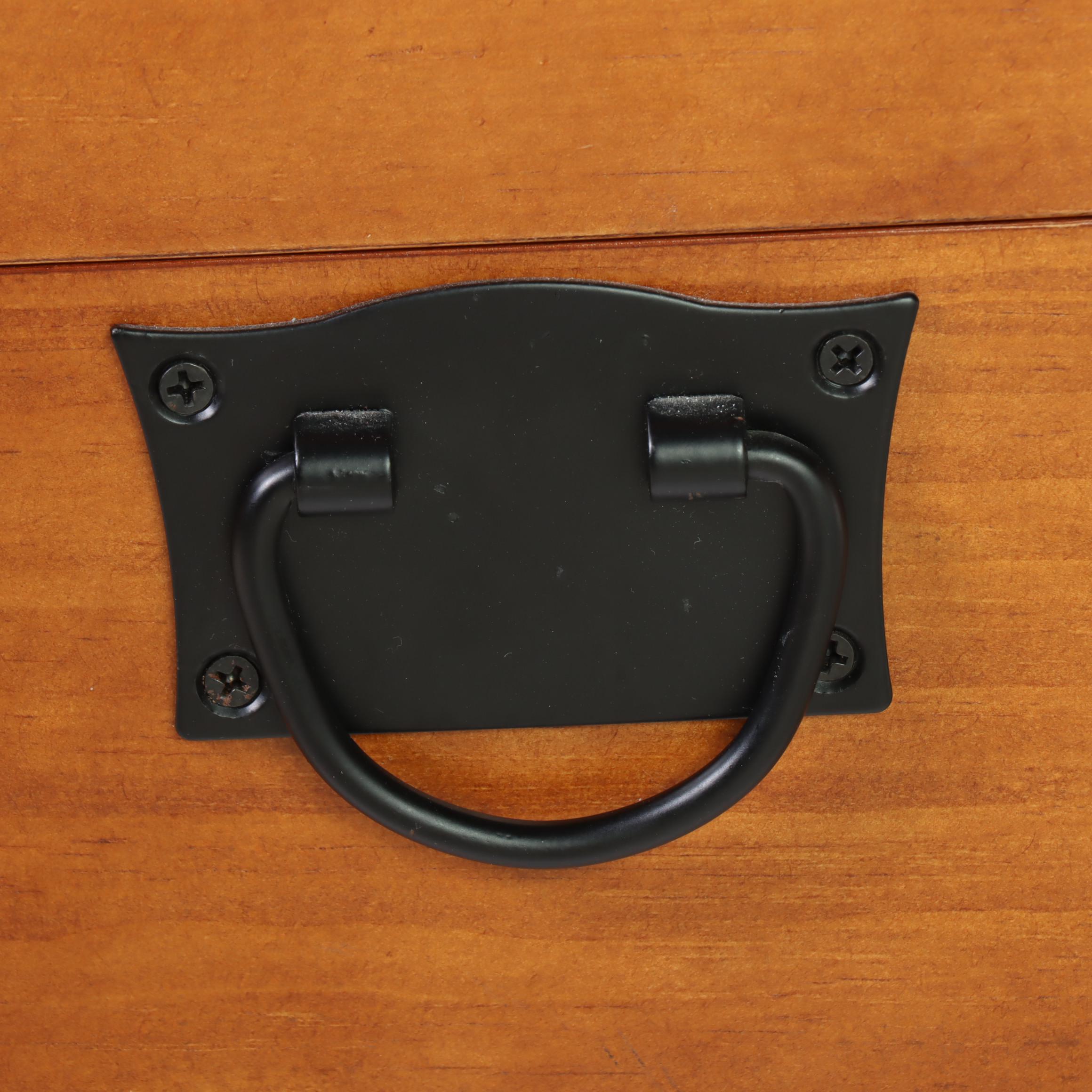 Chinese Contemporary Wooden Hinged Trunk