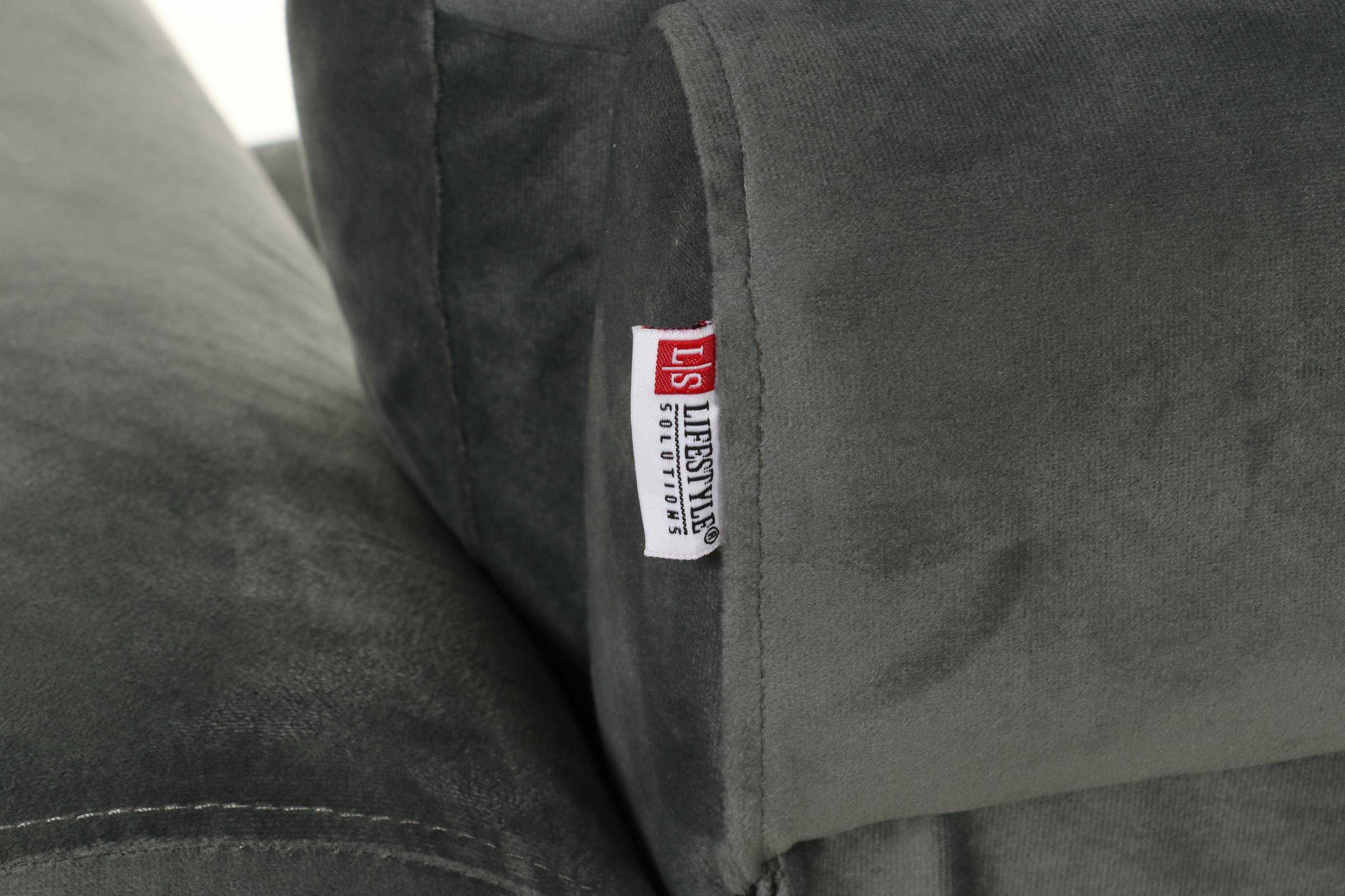 Lifestyle Solutions Microfiber Upholstered Sofa