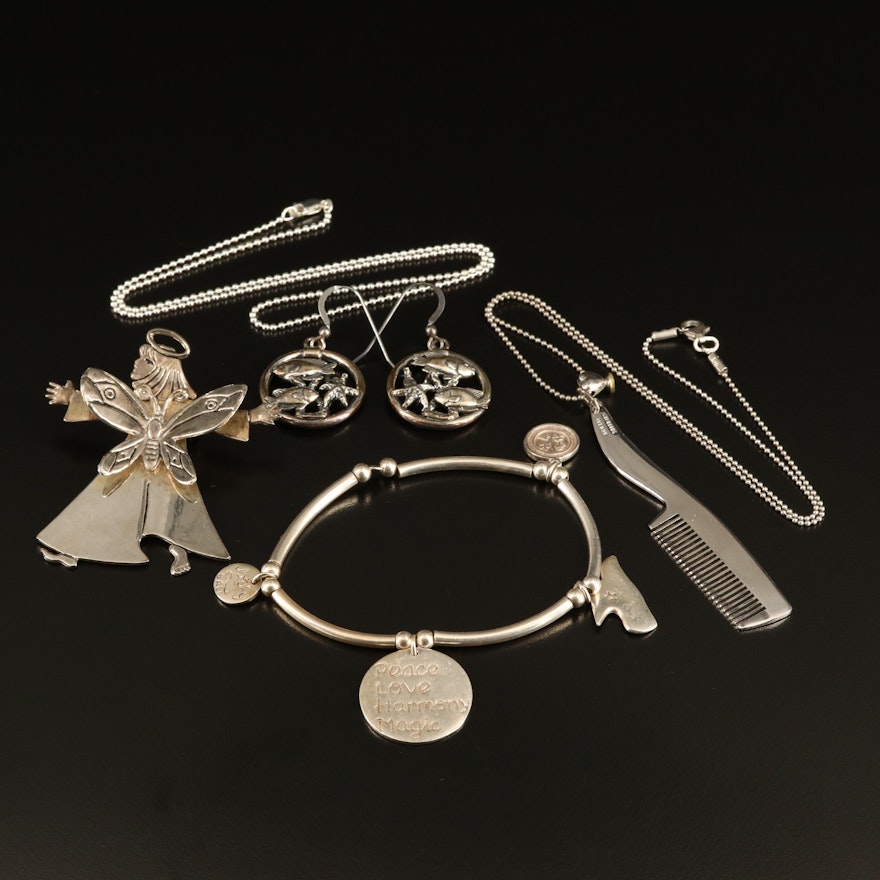 Emmilia Cashiln Angel Clip Featured in Sterling Jewelry