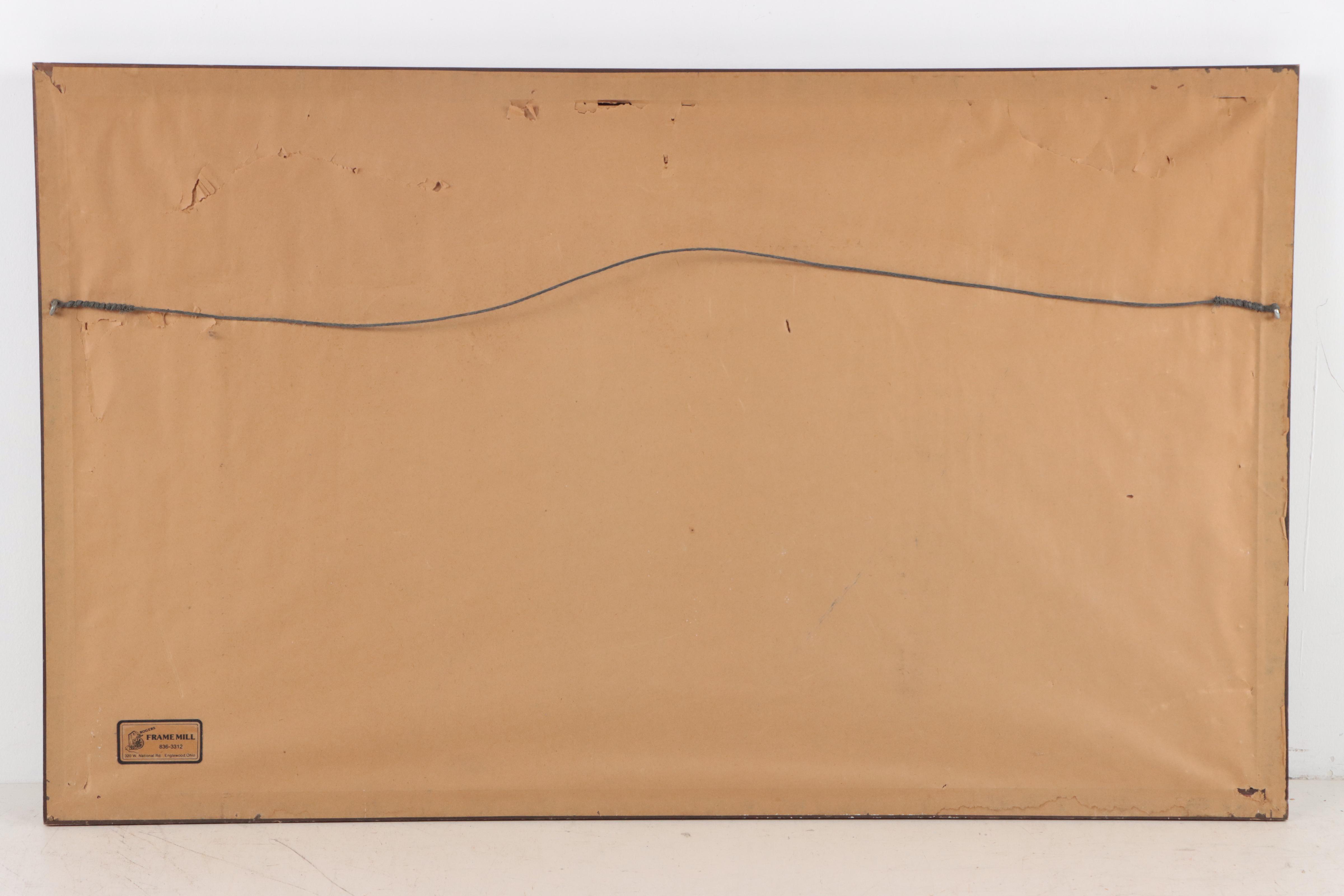 Framed Embroidered Decorative Textiles