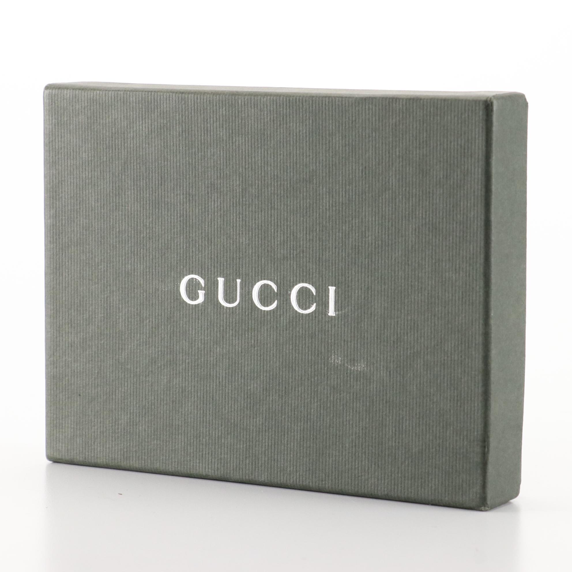 Gucci Cinghiale Leather Wallet with Box