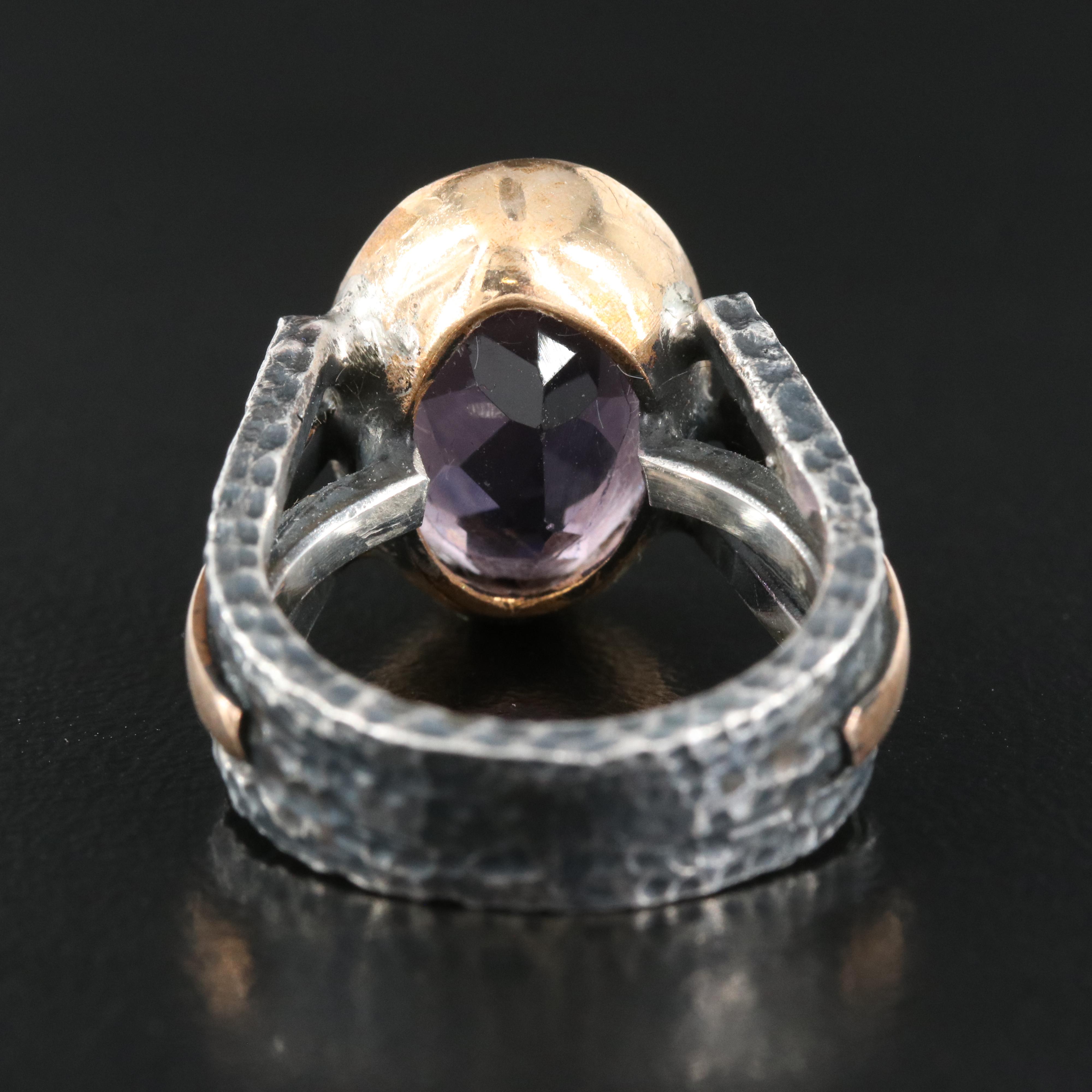 Sterling Glass Ring