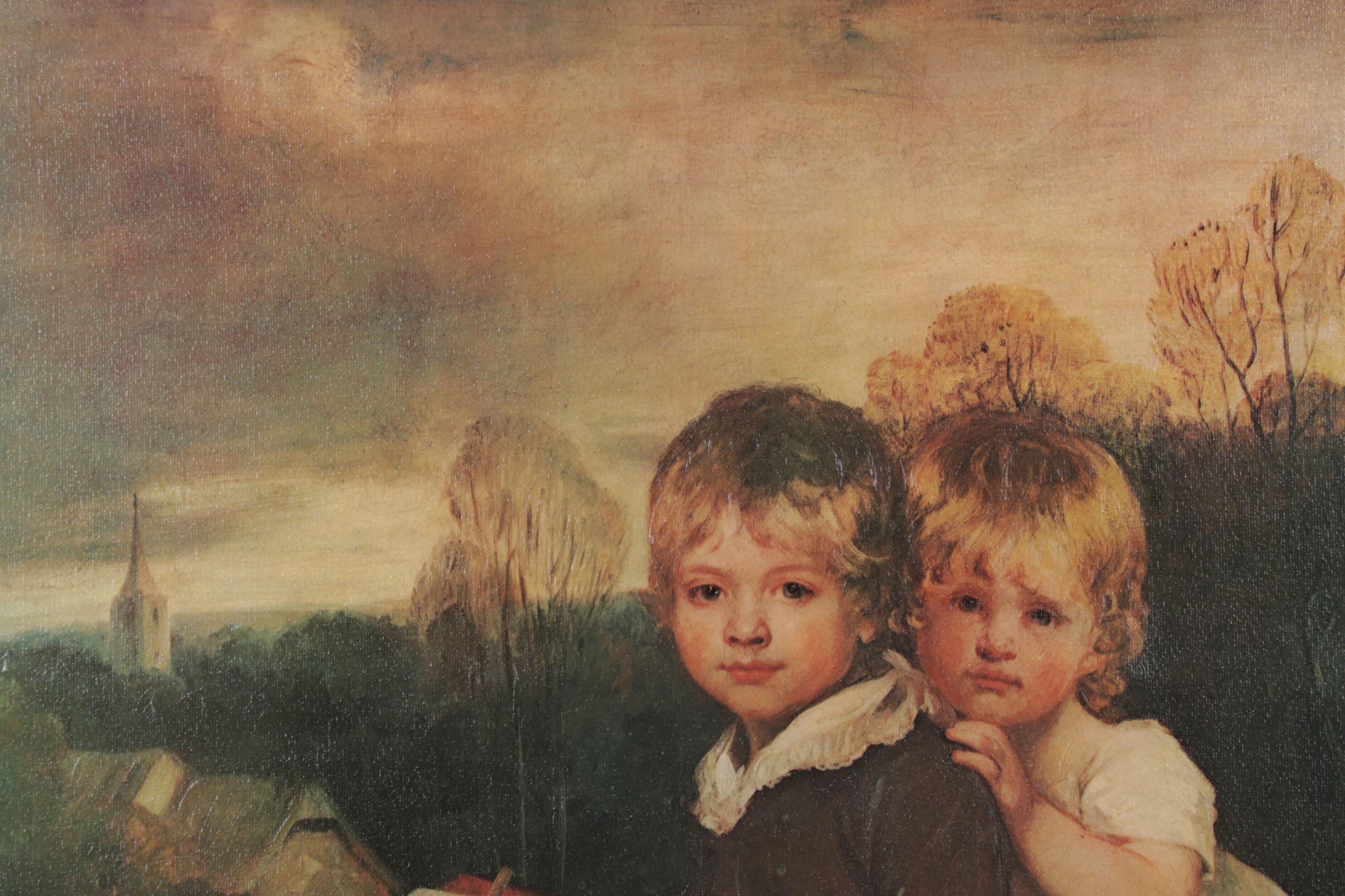 Offset Lithograph After John Hoppner "The Bowden Children"