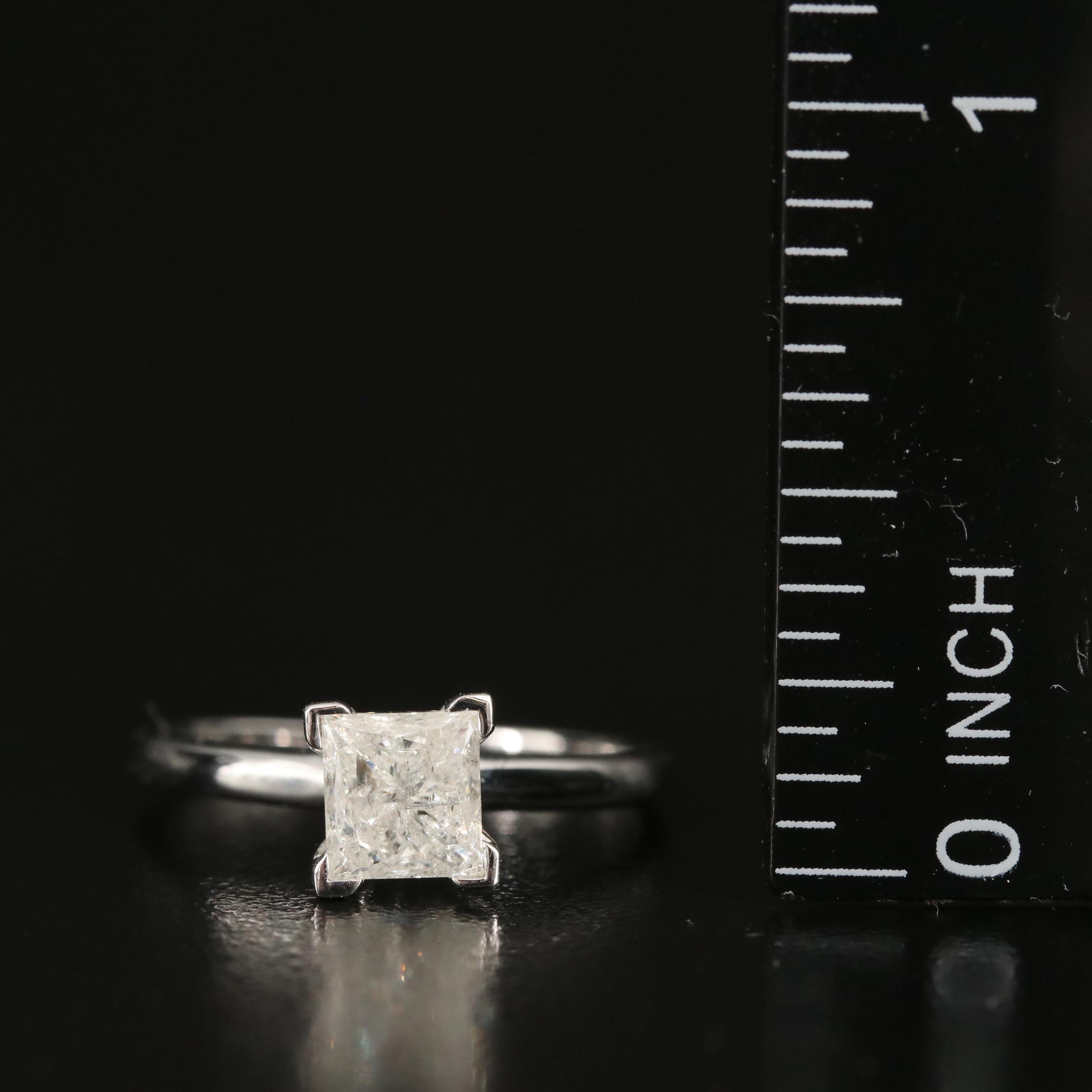 14K 1.22 CT Diamond Solitaire Ring