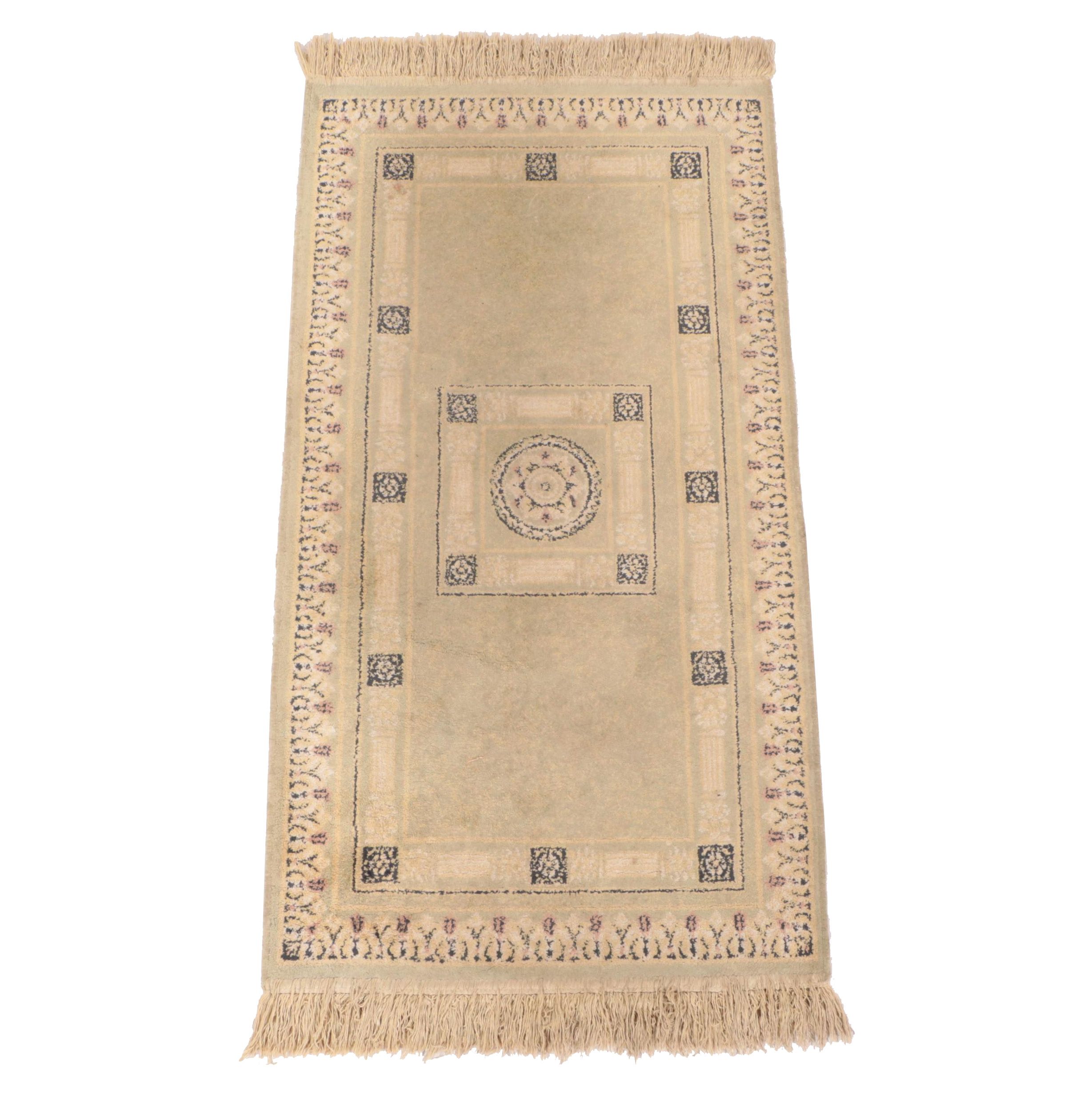 1'11 x 4' Machine Made Spanish Style Accent Rug