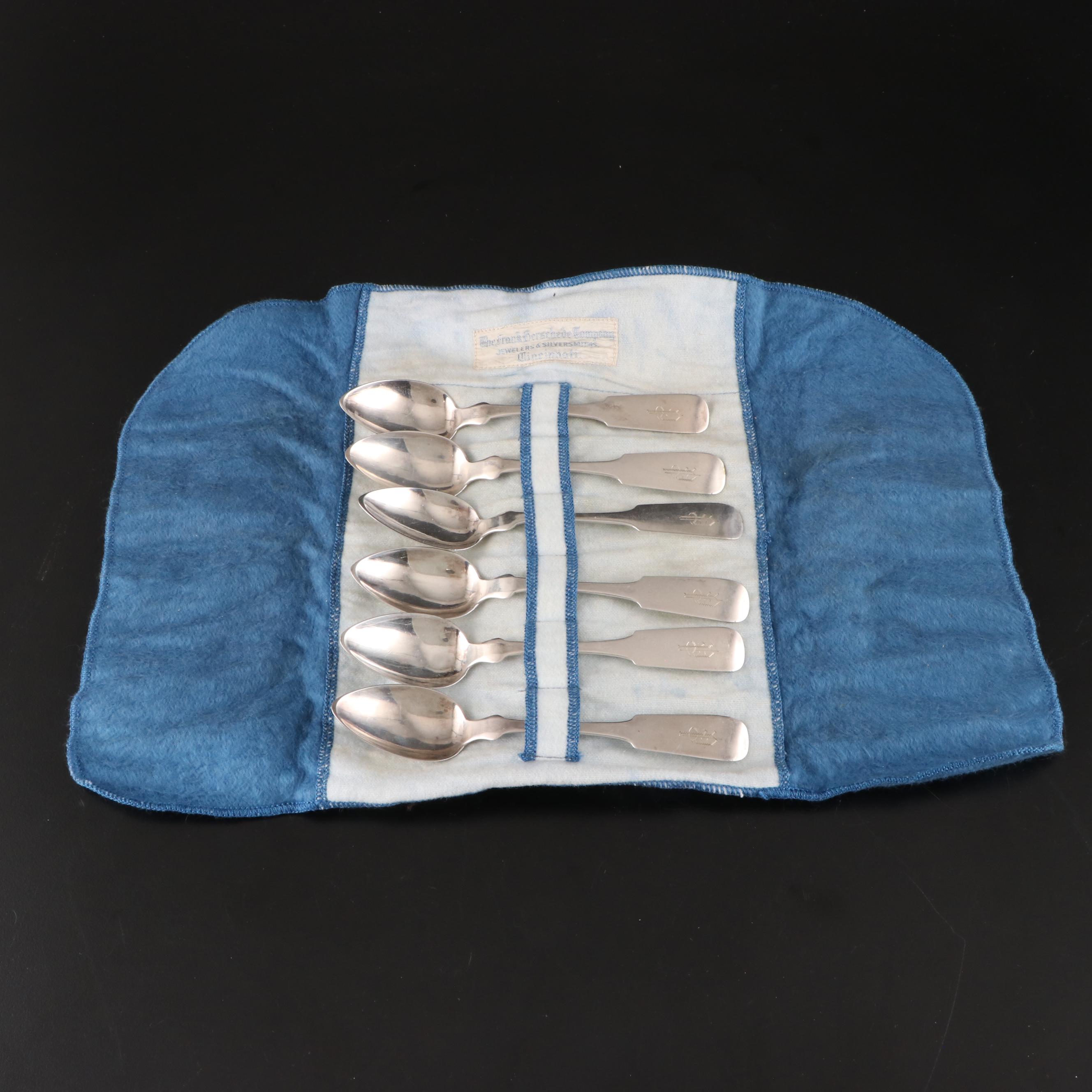 Johnson and Godley of Albany Coin Silver Teaspoons and More Utensils