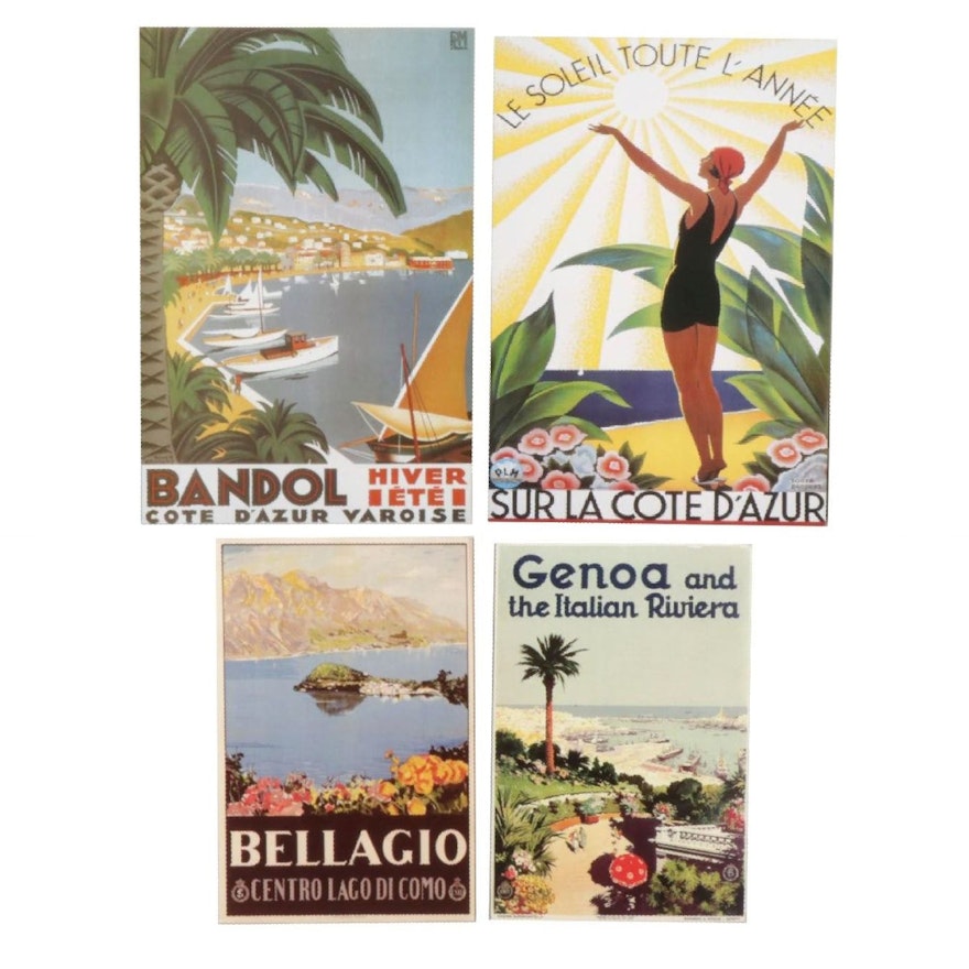 European Travel Poster Giclées and Offset Lithographs