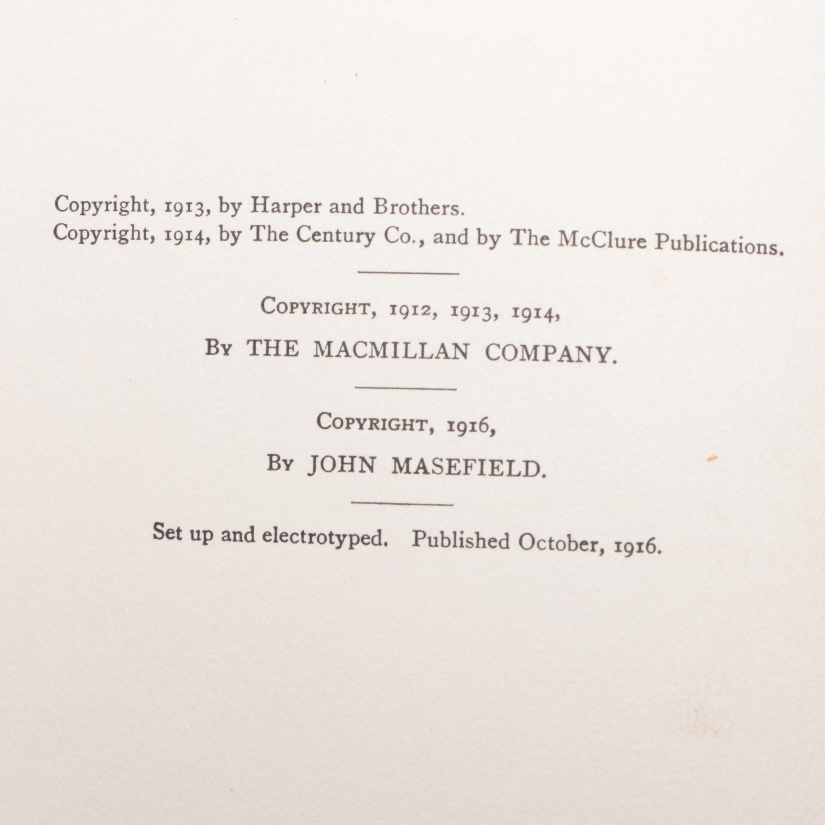 First Illustrated Edition "Salt-Water Poems and Ballads" and More Nautical Books