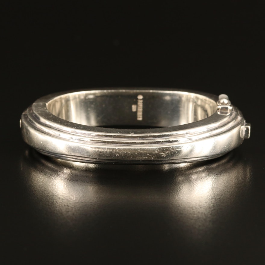 Mikal-Jon Bayanihan Modernist Sterling Bangle