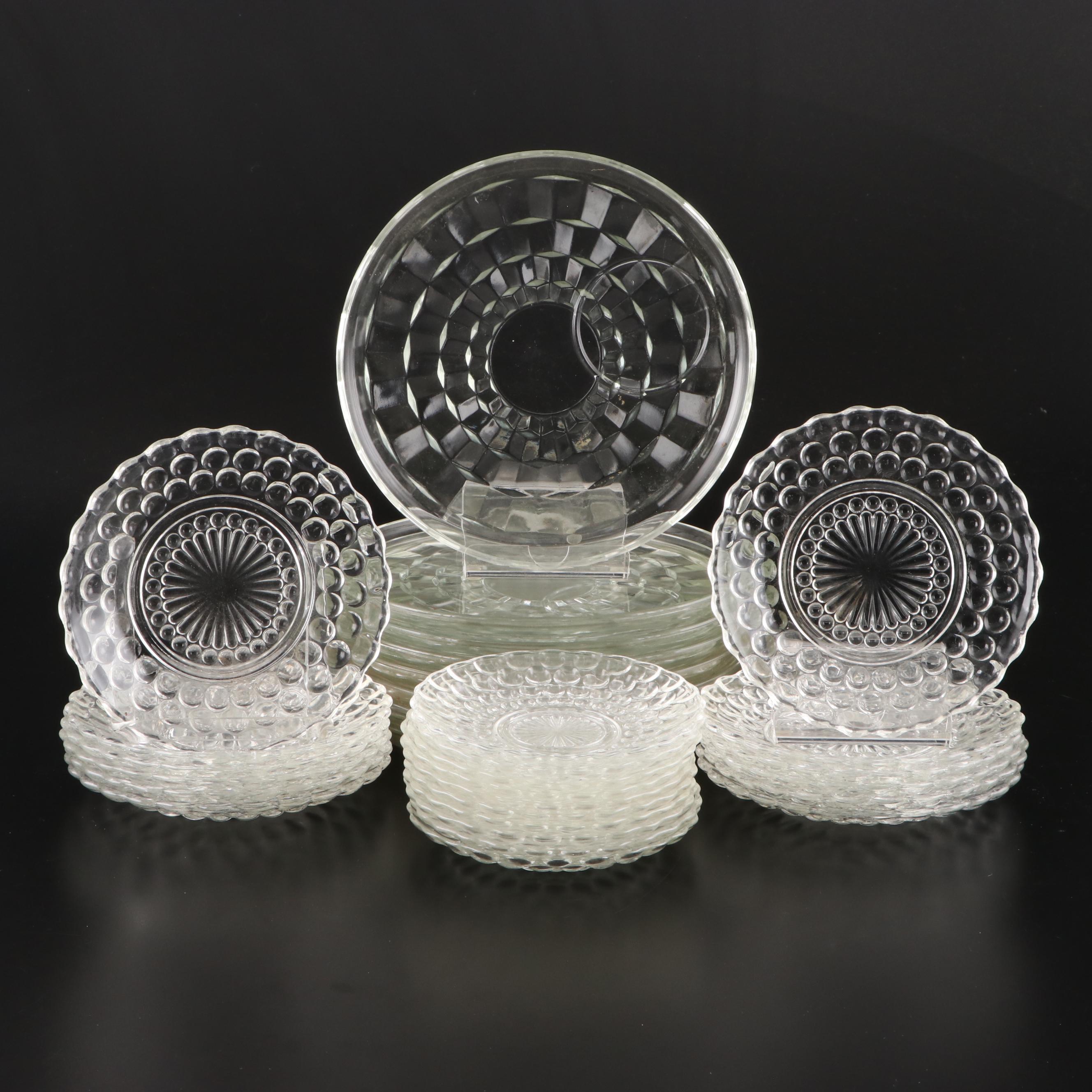 Fostoria "American Clear" Glass Tableware and Other Dinnerware