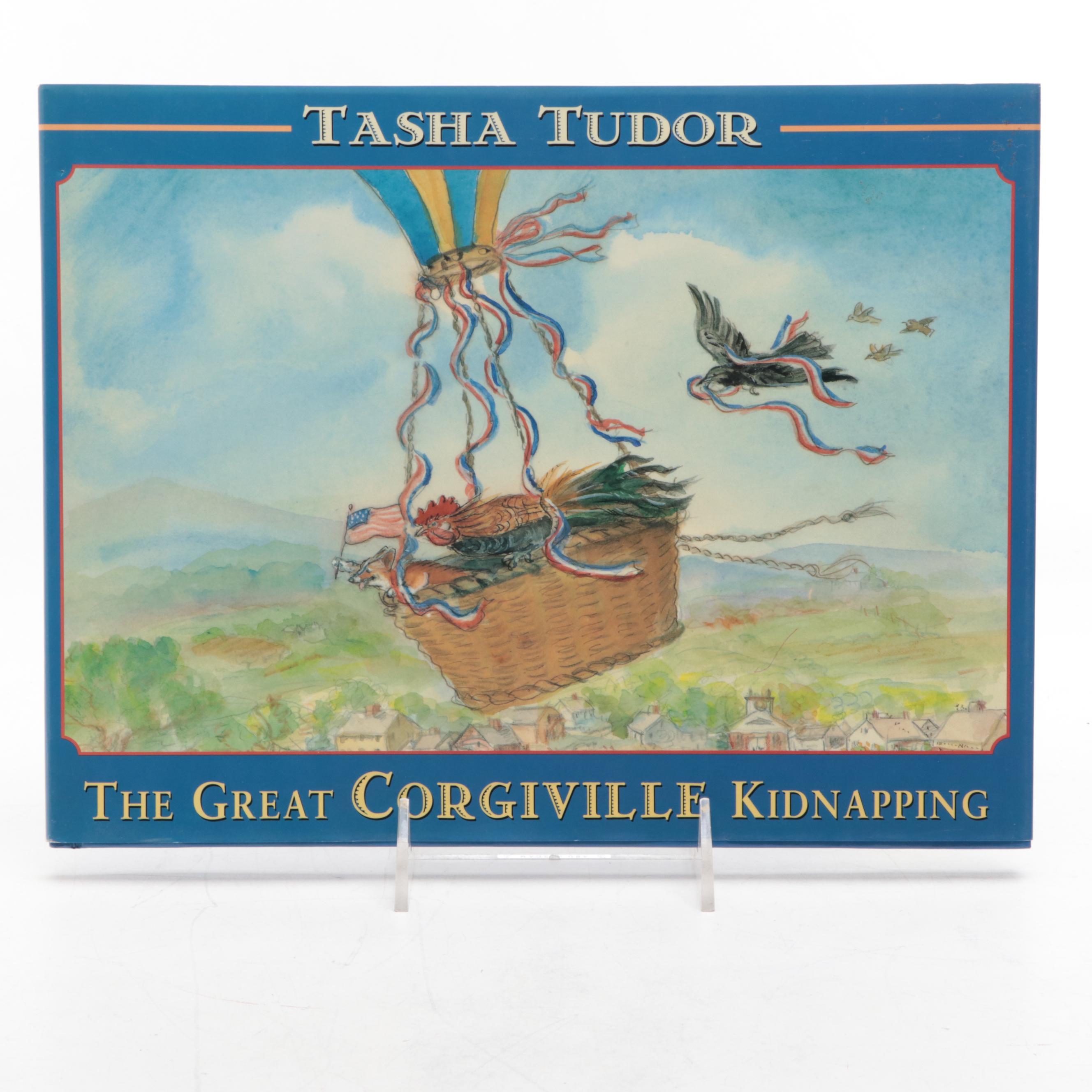 First Edition "The Great Corgiville Kidnapping" by Tasha Tudor and More Books