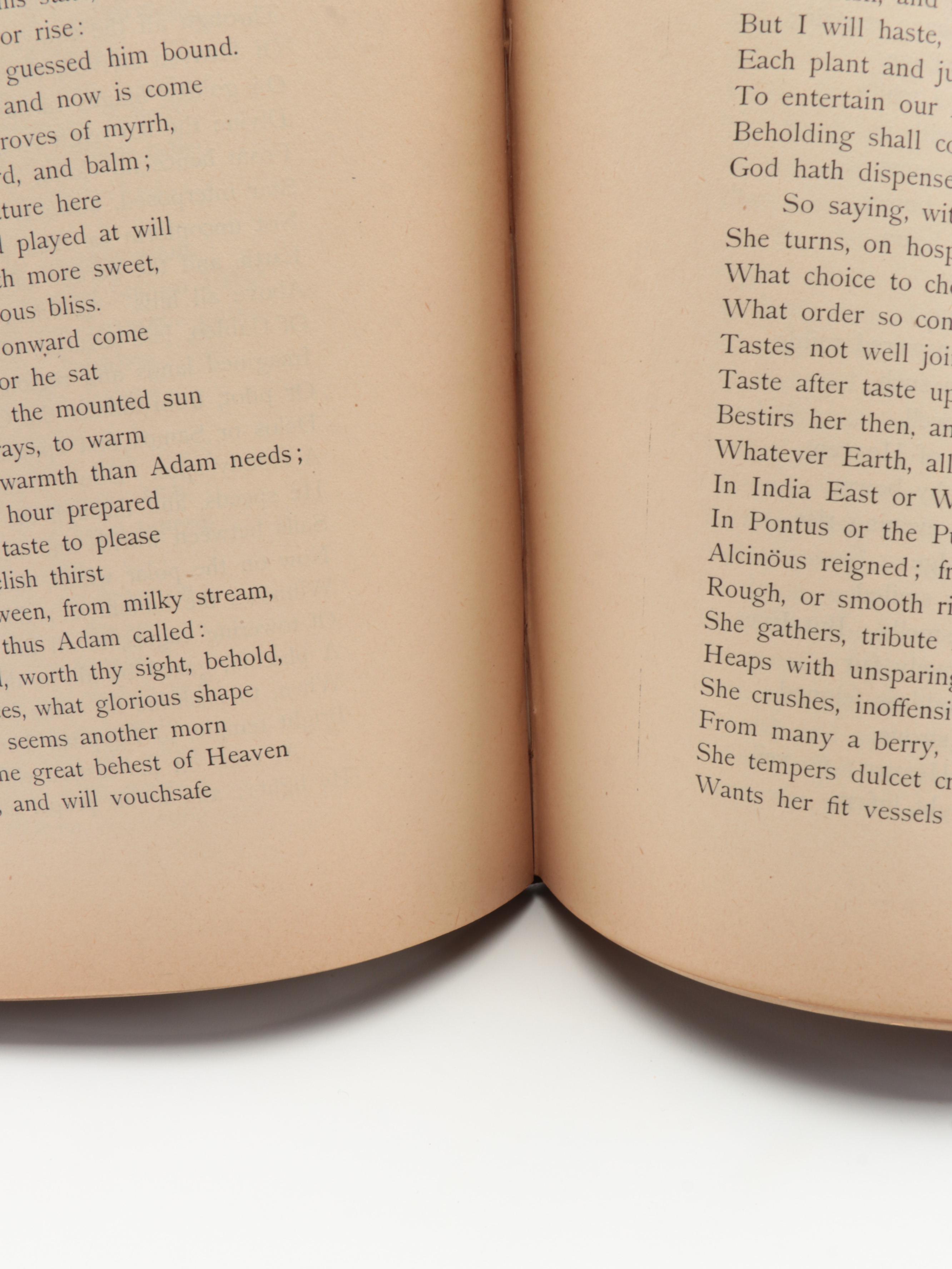 Gustave Doré Illustrated "Paradise Lost" by John Milton, Late 19th C.