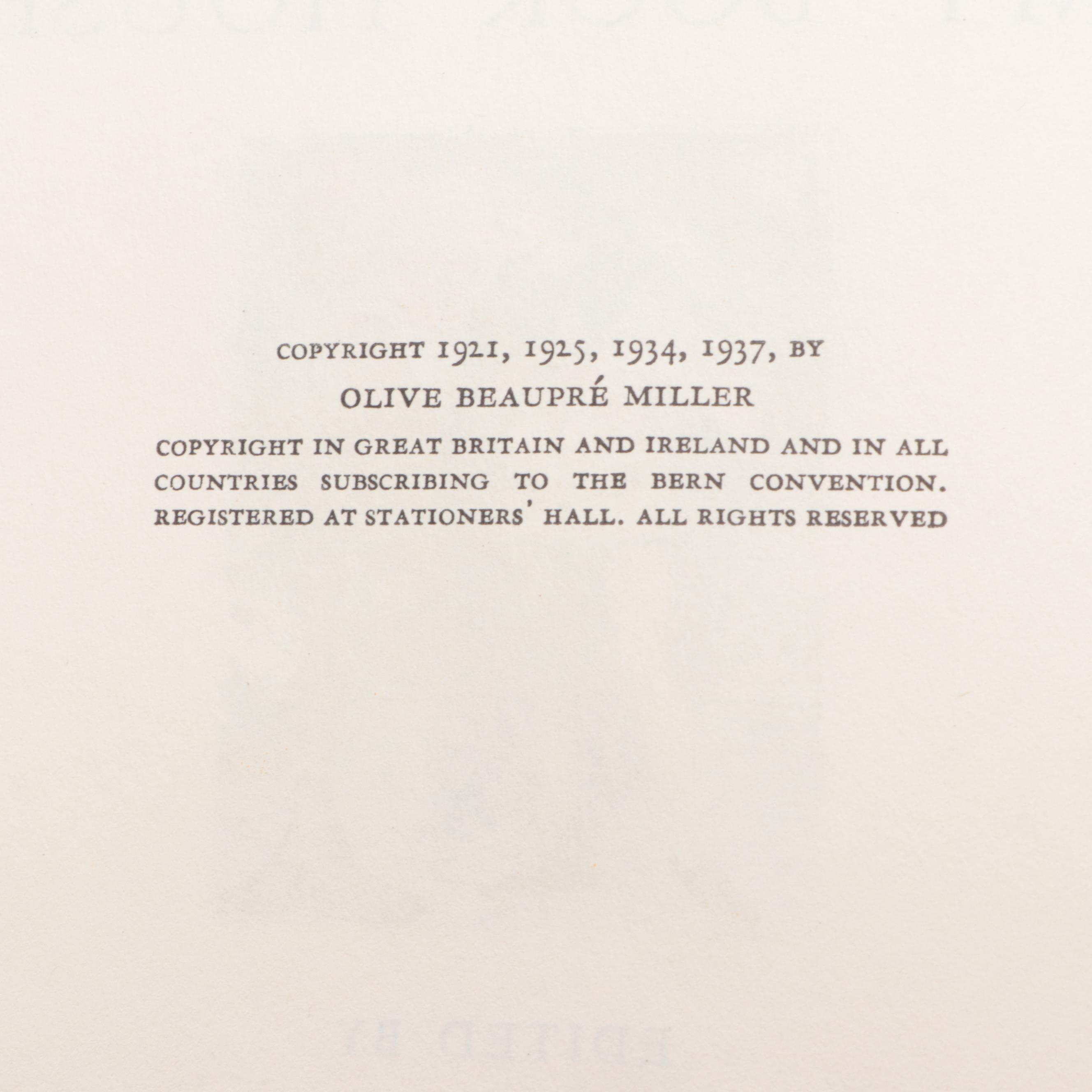 "My Book House" Twelve Volume Complete Set Edited by Olive Beaupré Miller, 1937