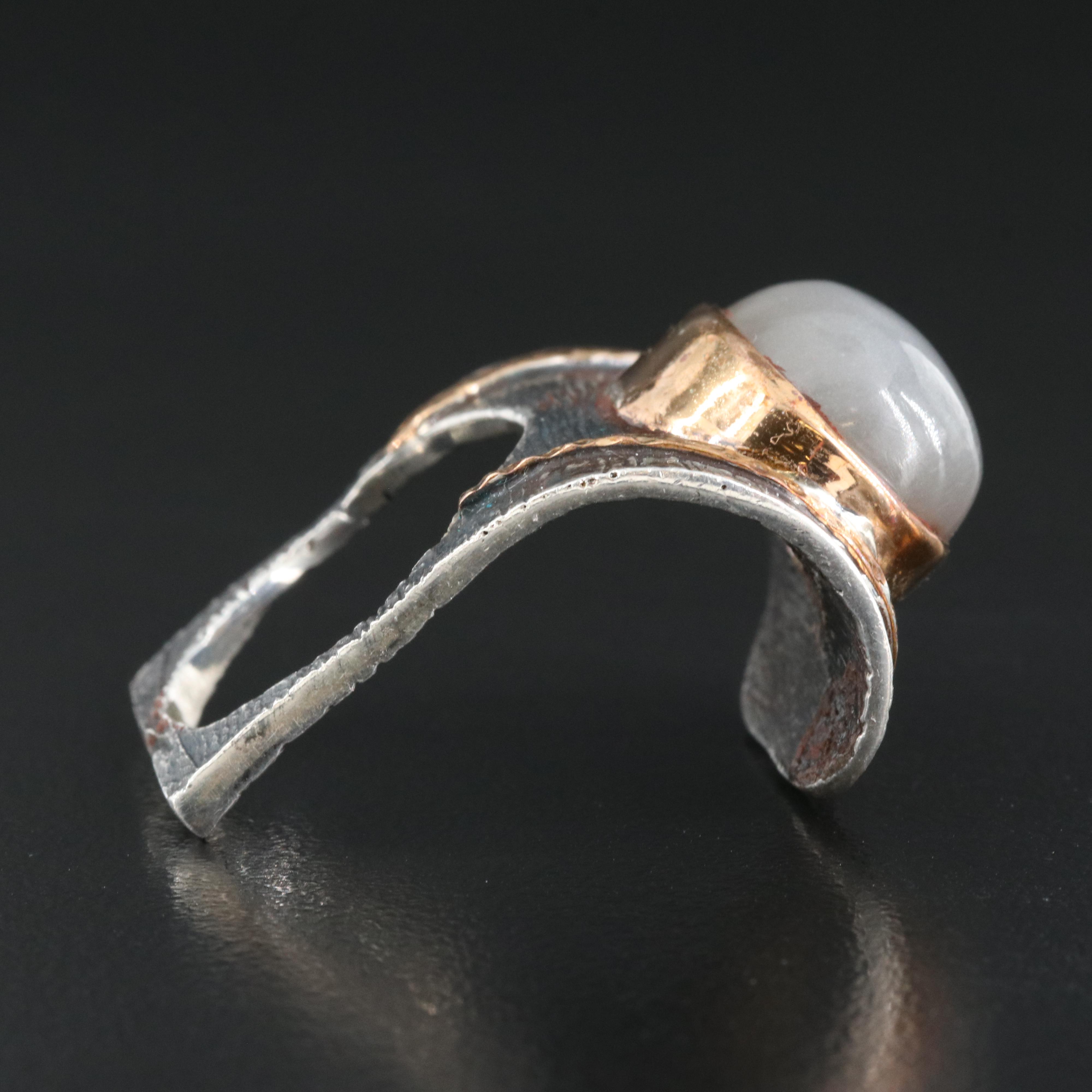 Sterling Moonstone Ring
