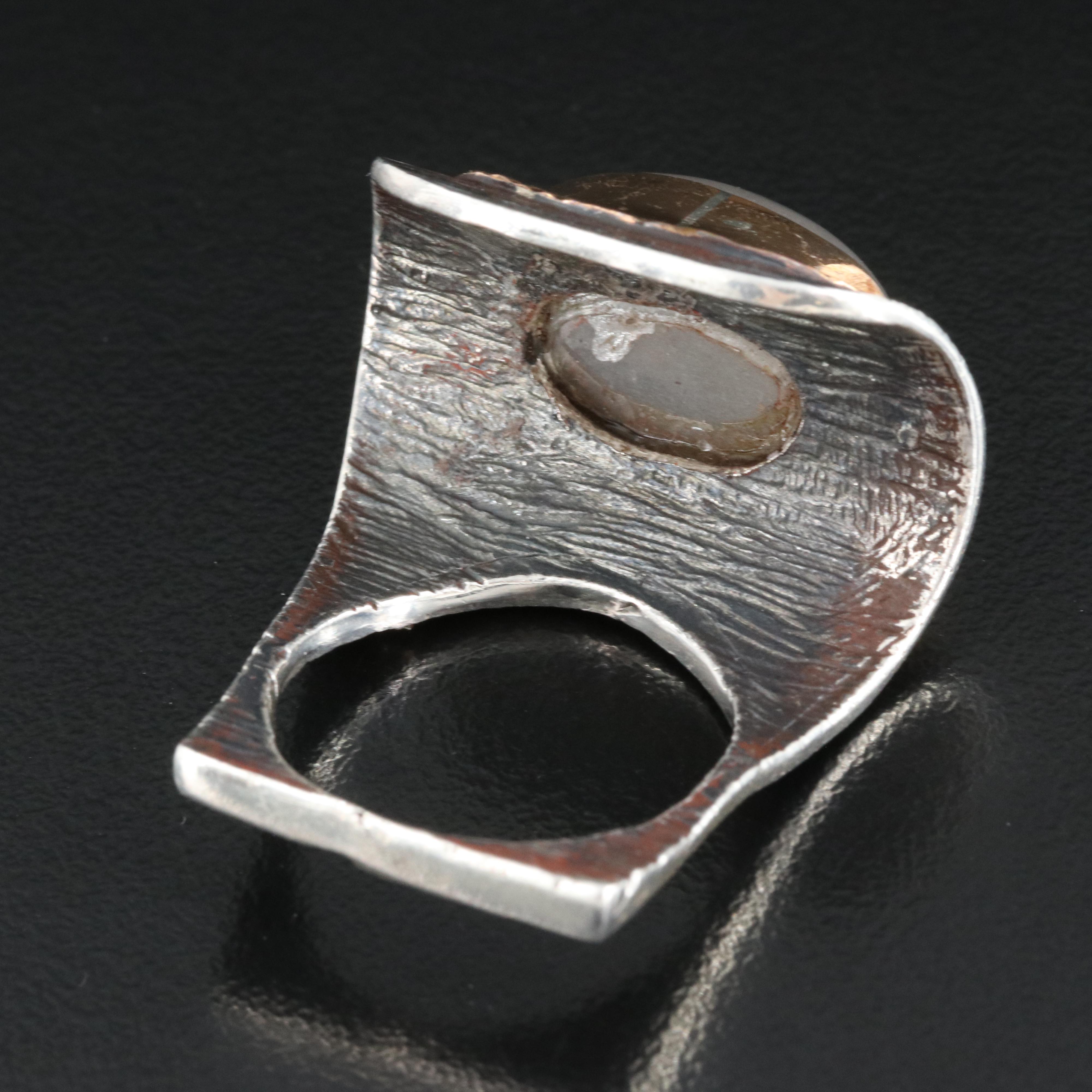 Sterling Moonstone Ring