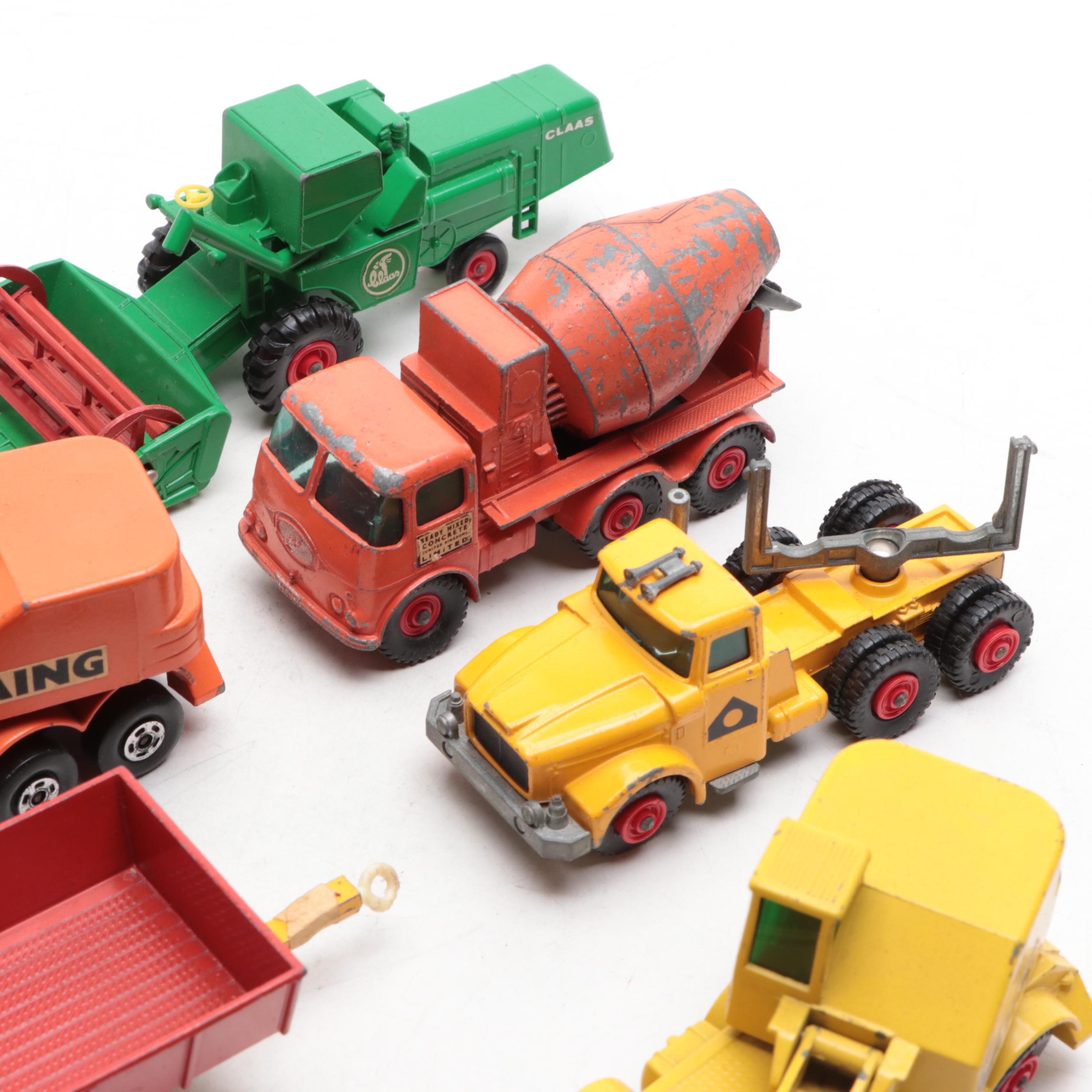Lesney and Matchbox "Hoveringham Tipper" and Other Diecast Toy Vehicles