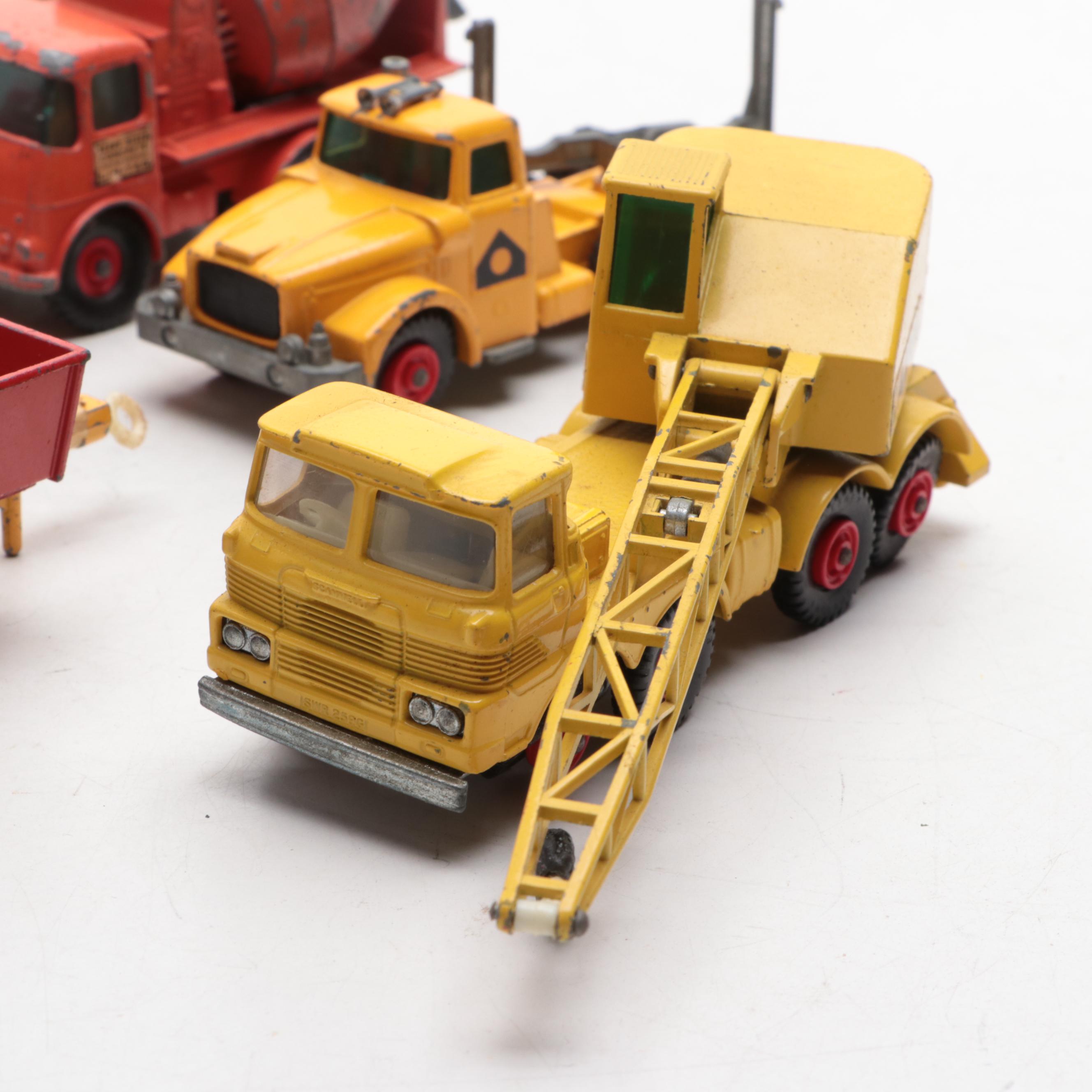 Lesney and Matchbox "Hoveringham Tipper" and Other Diecast Toy Vehicles
