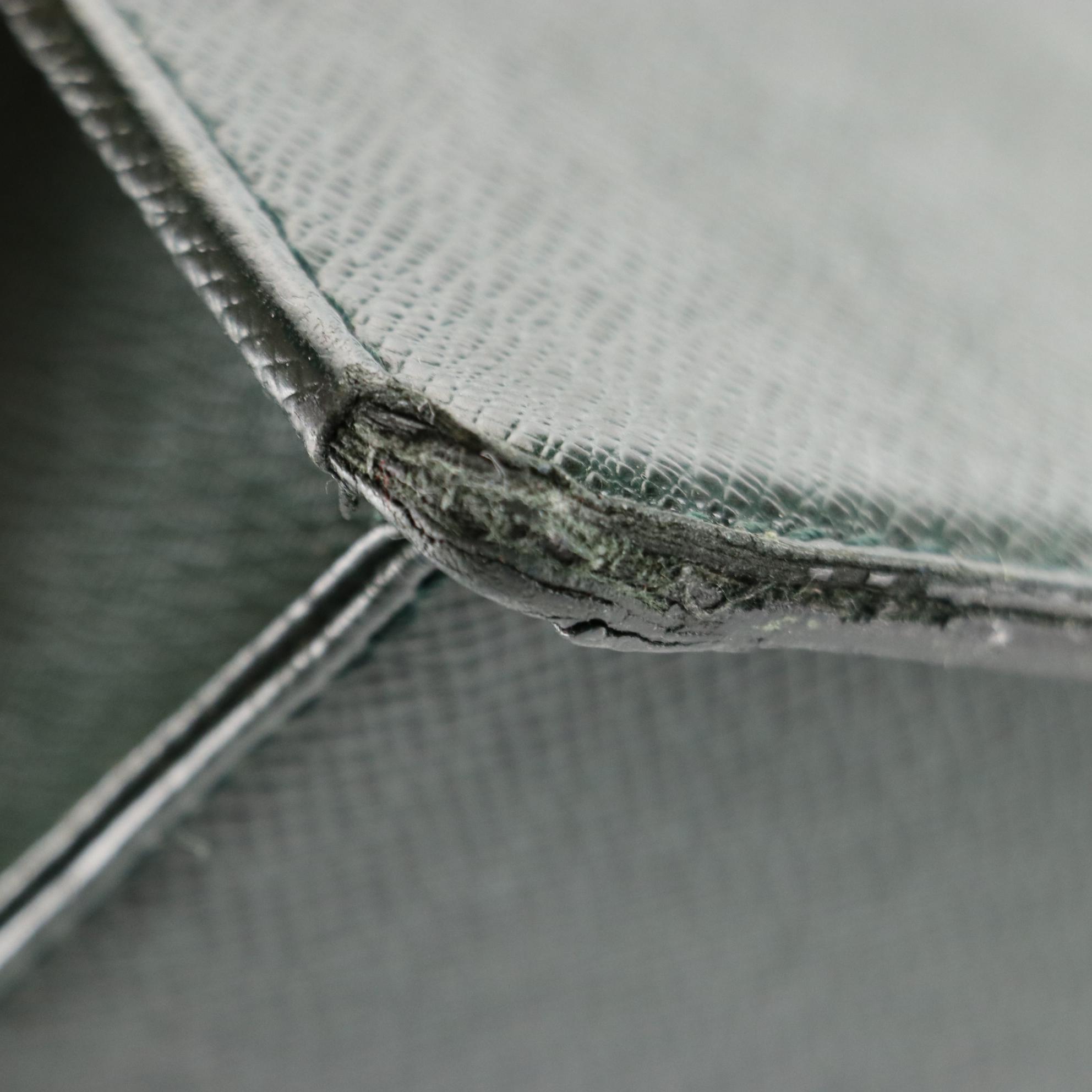 Louis Vuitton Lozan Briefcase in Épicéa Green Taïga Leather