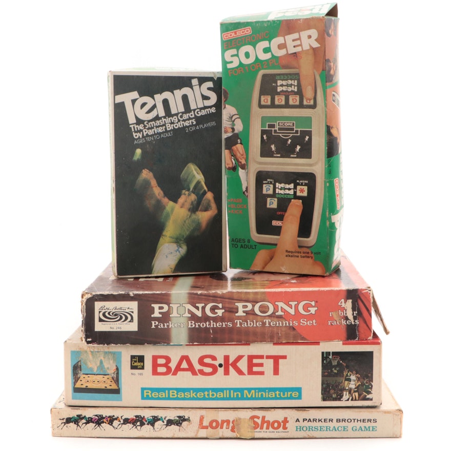 Long Shot, Tennis, Head To Head Soccer and More Electronic and Board Games