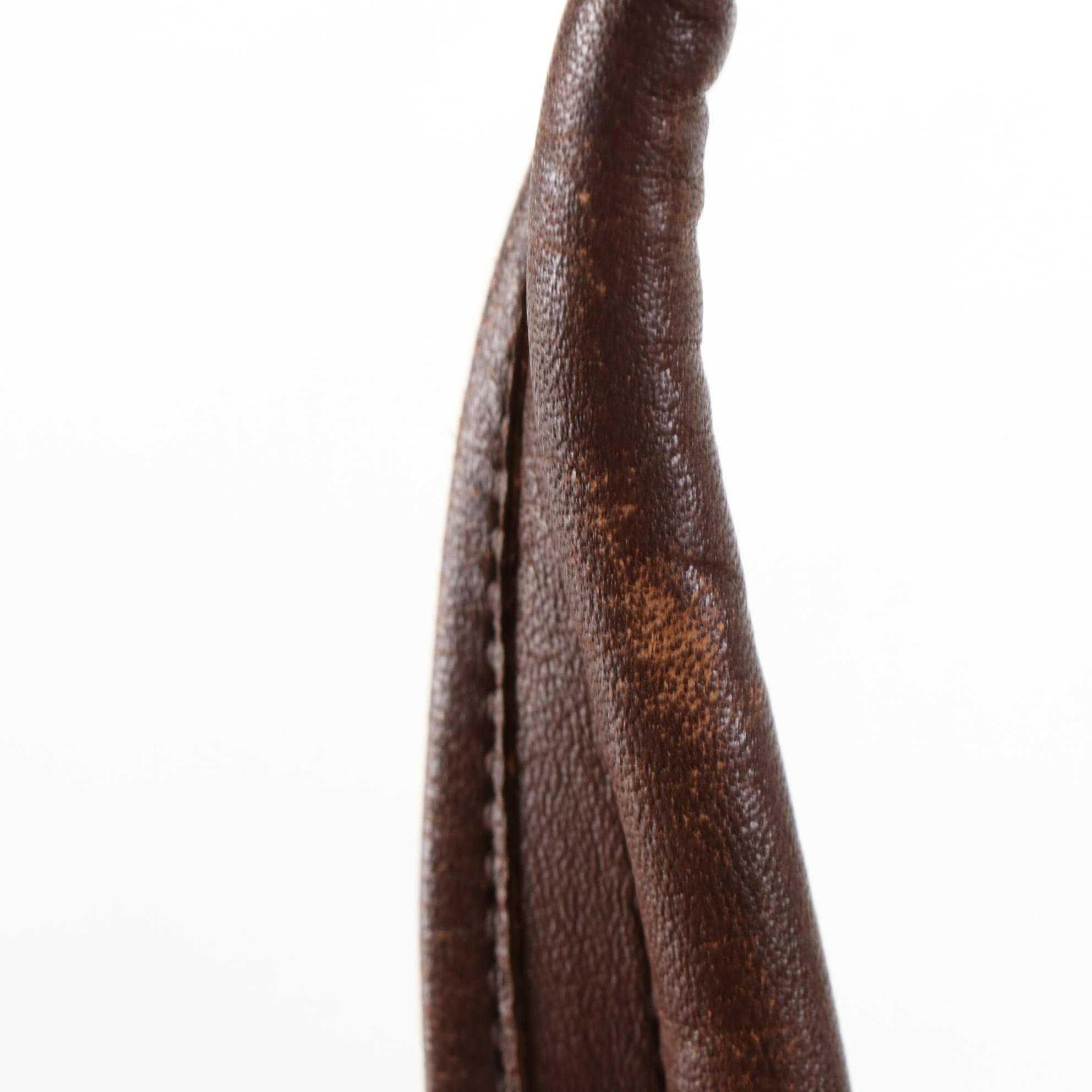 Burberrys Doctor Bag in Haymarket Check Canvas and Brown Leather