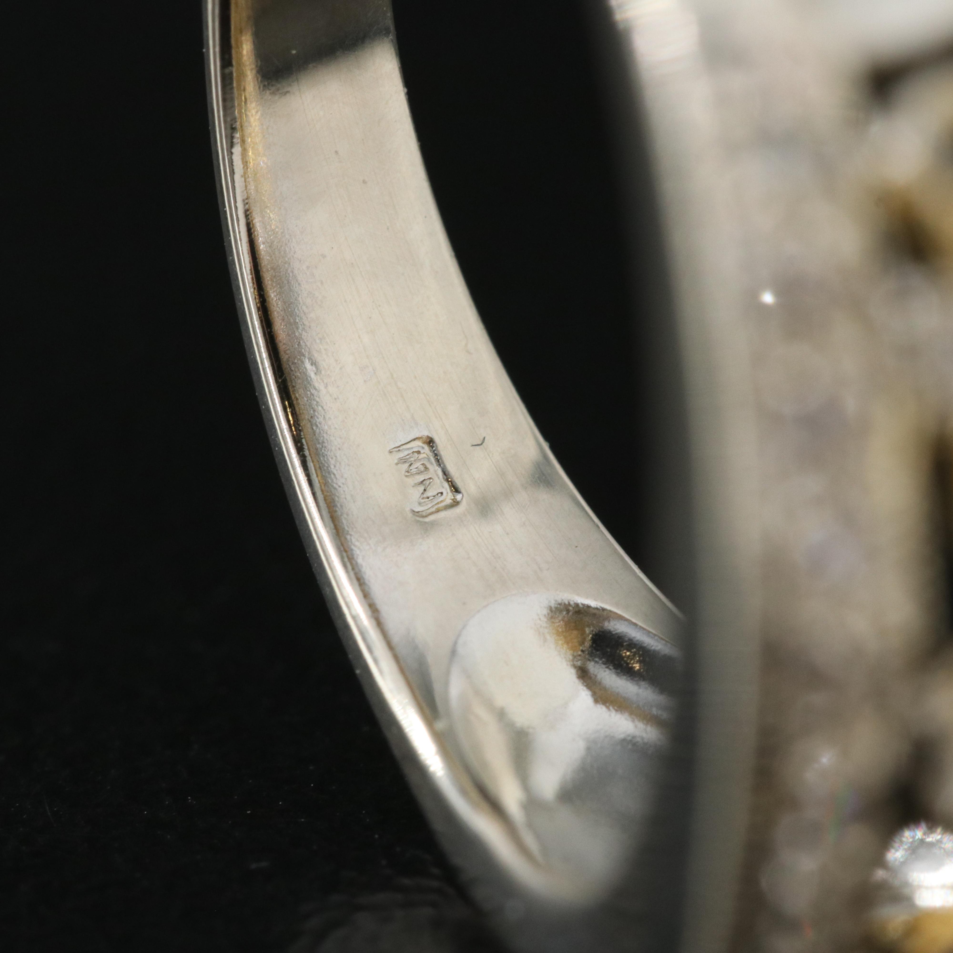 Sterling Diamond Ring